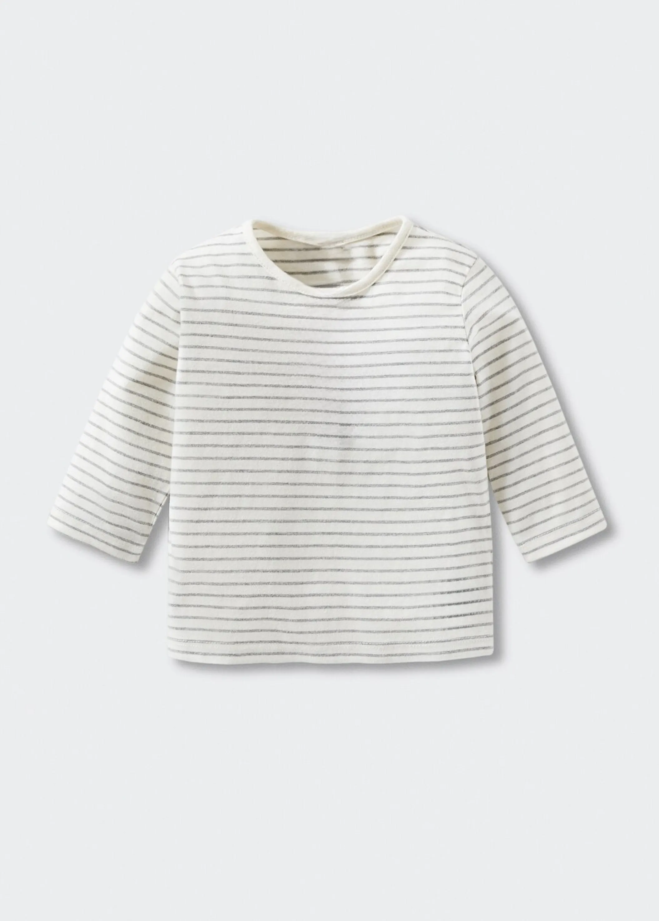 Kids Boy's Striped Top,White