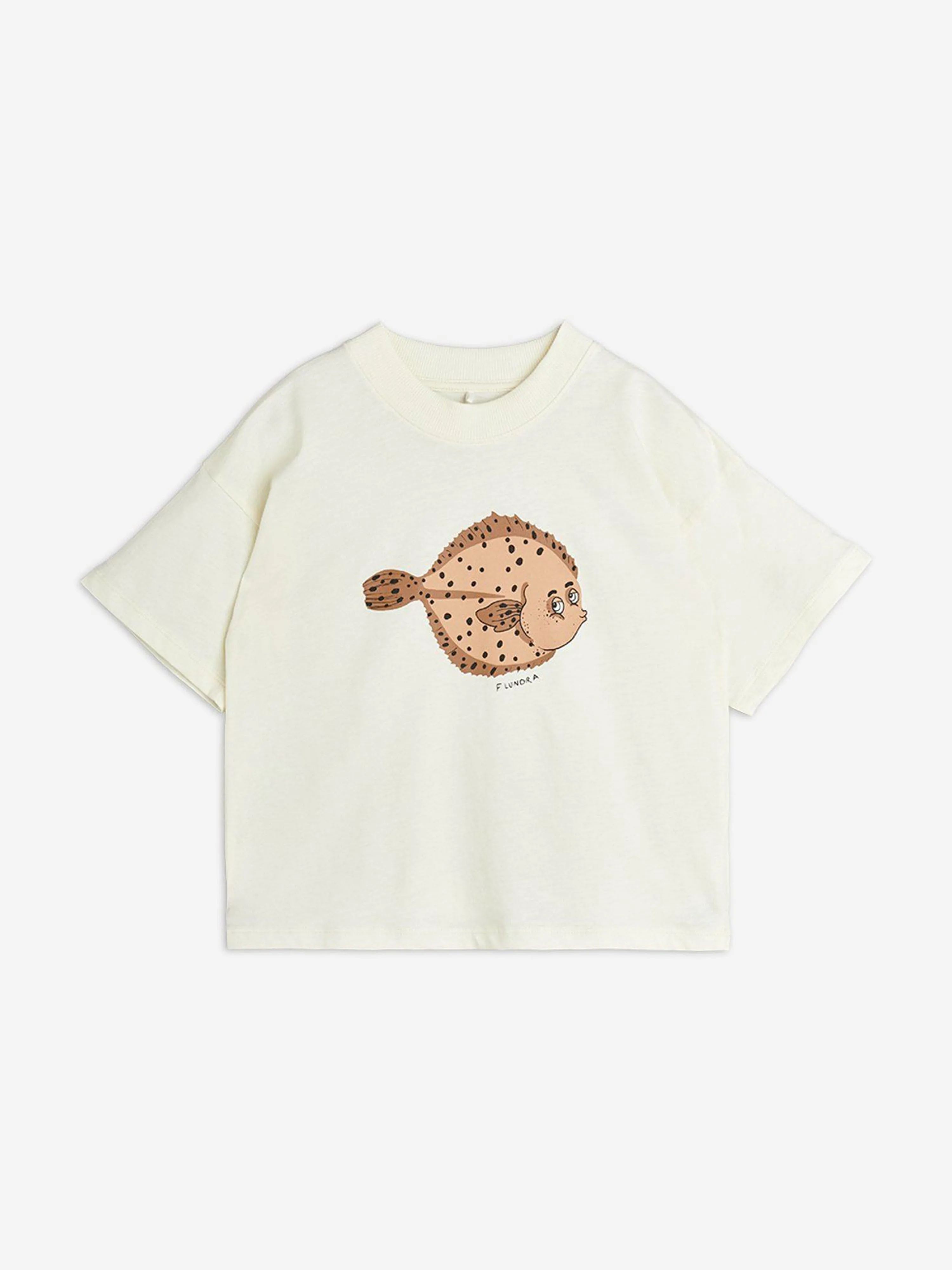 Kids Flundra T-Shirt in Ivory