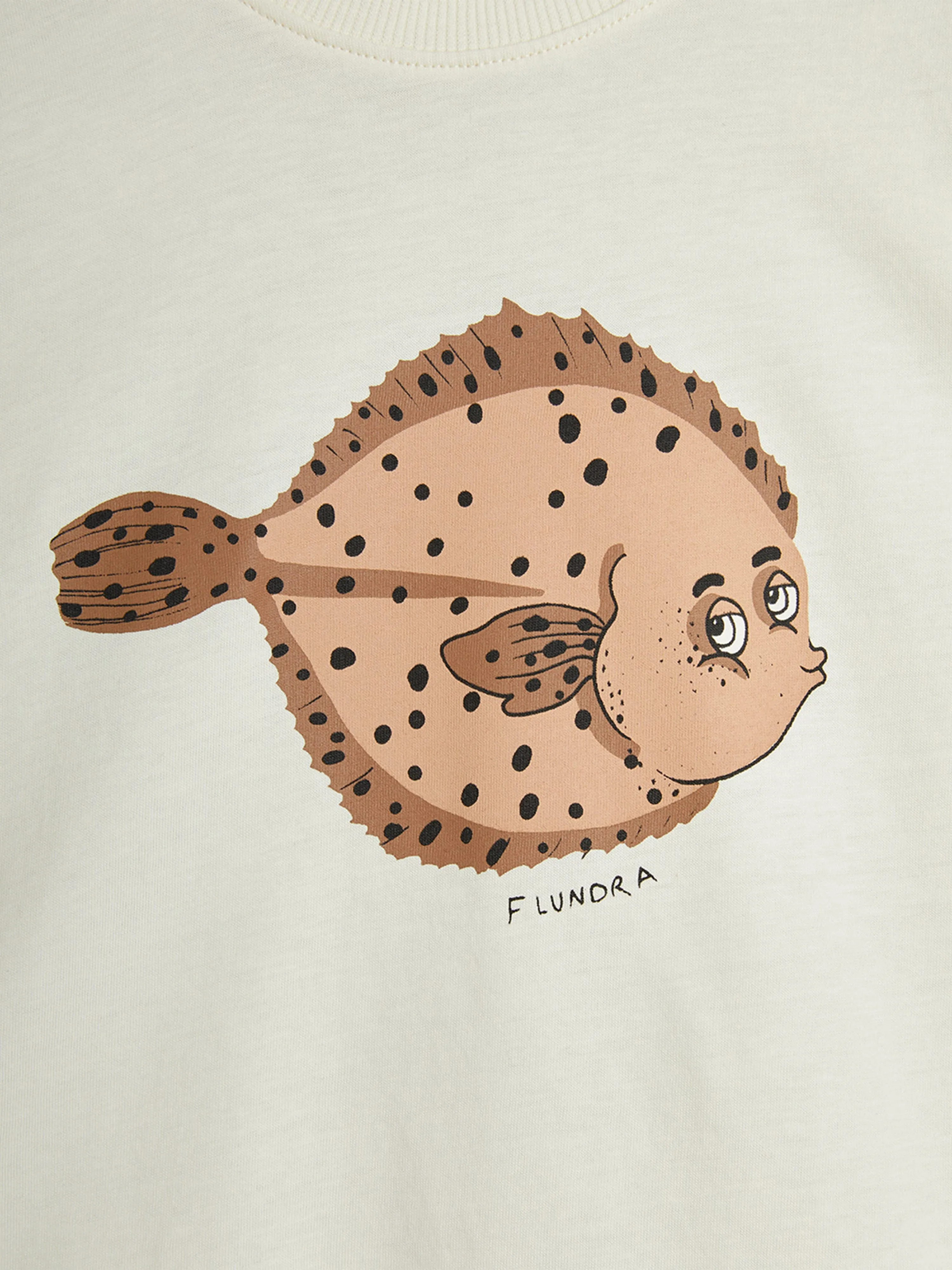 Kids Flundra T-Shirt in Ivory