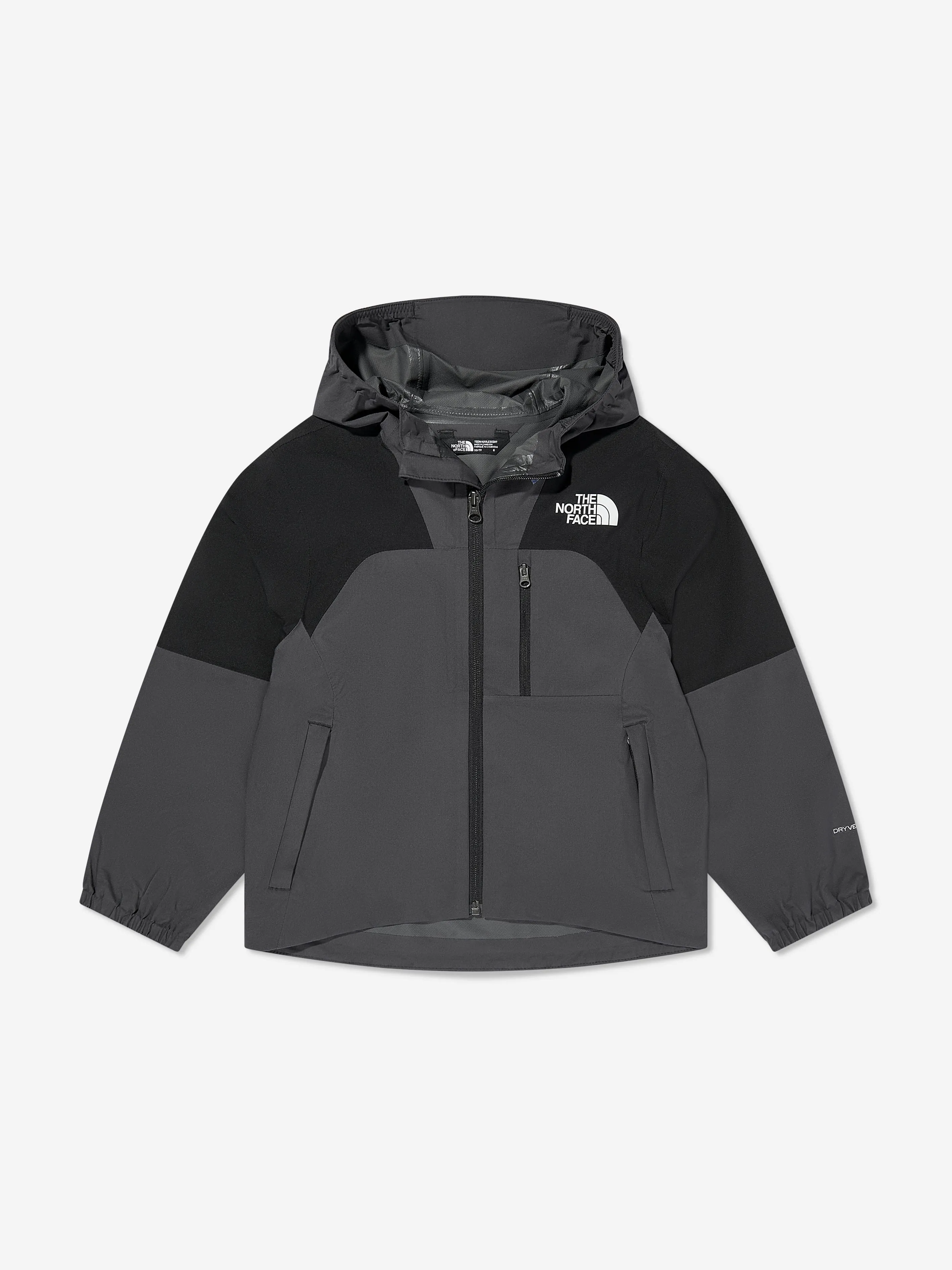 Kids Hike Packable  Jacket in Black