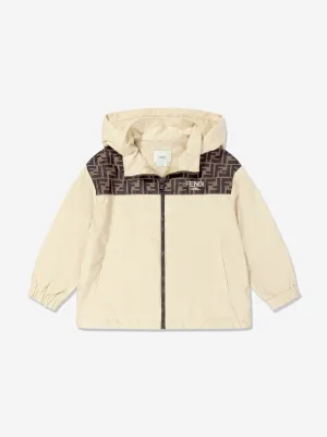 Kids K-Way Jacket in Beige
