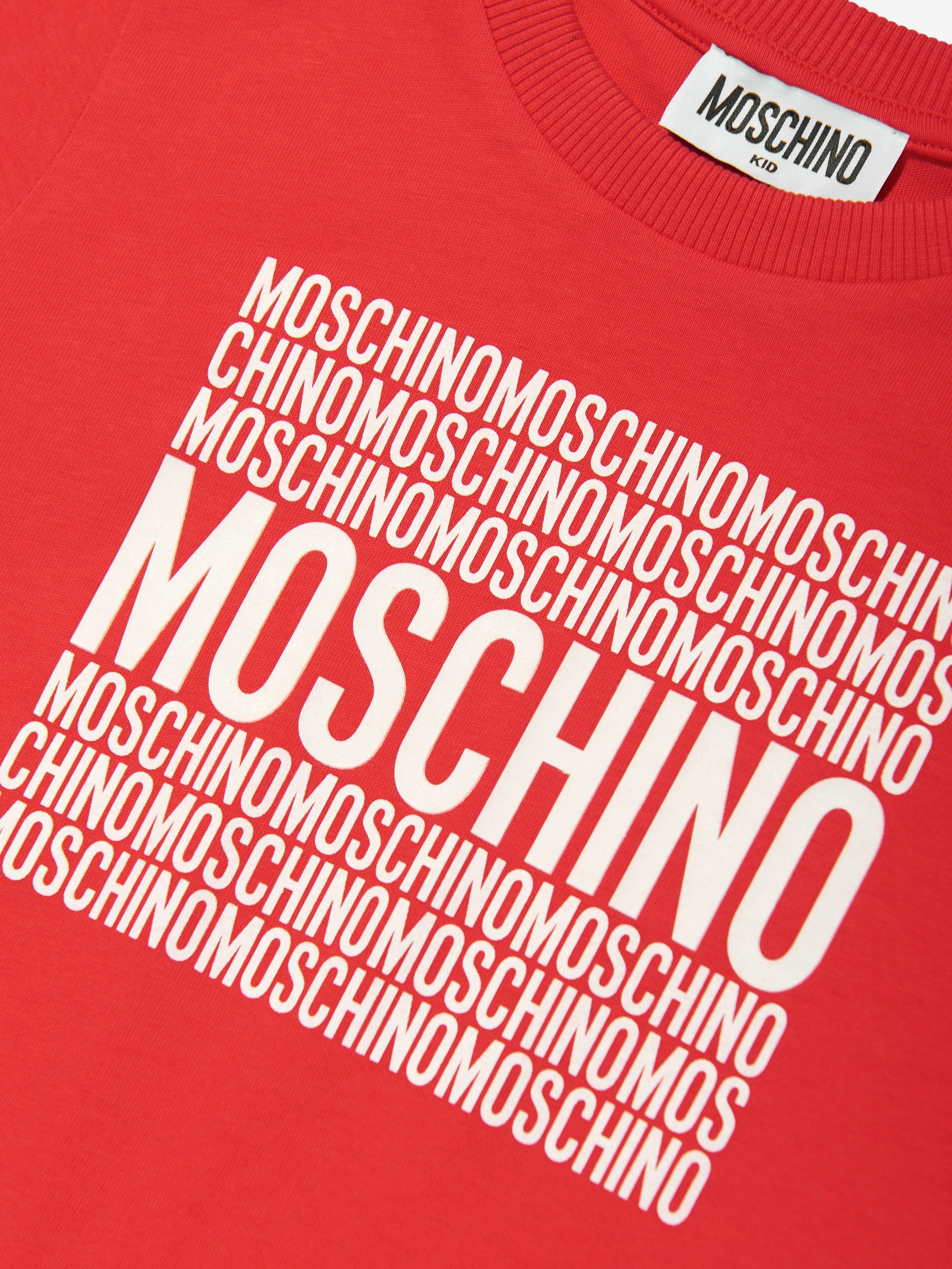Kids Logo Print T-Shirt in Red