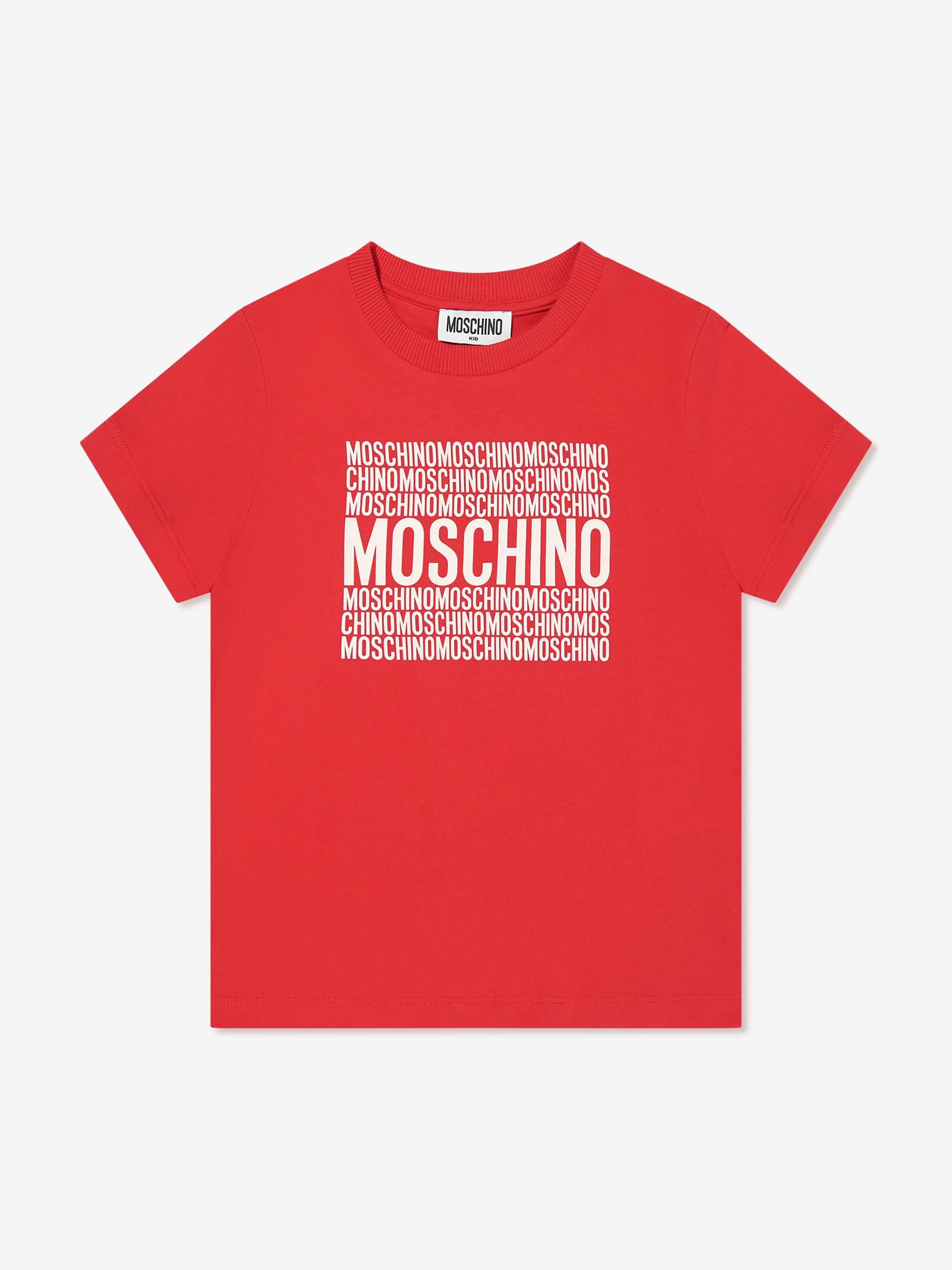 Kids Logo Print T-Shirt in Red