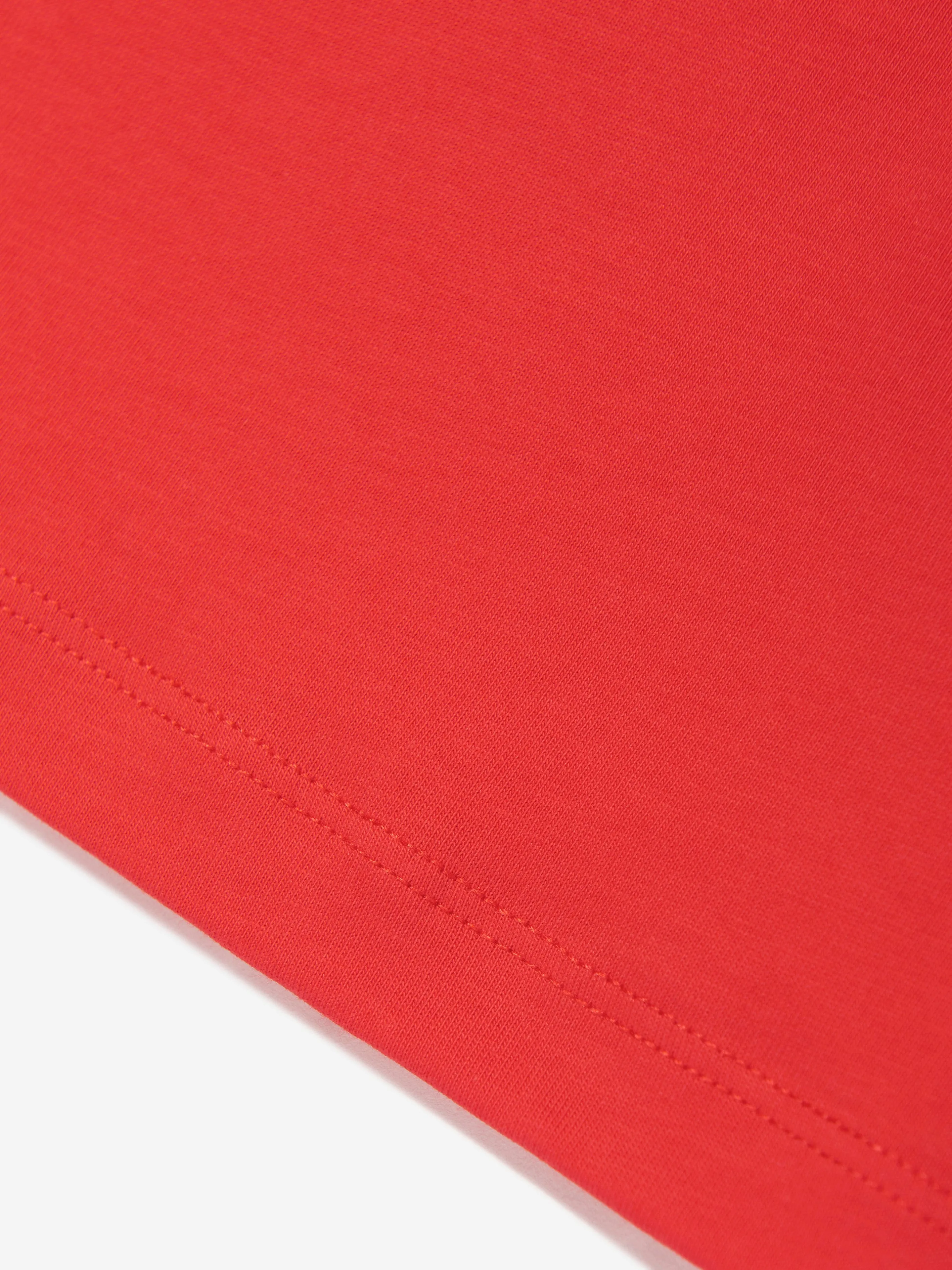 Kids Logo Print T-Shirt in Red