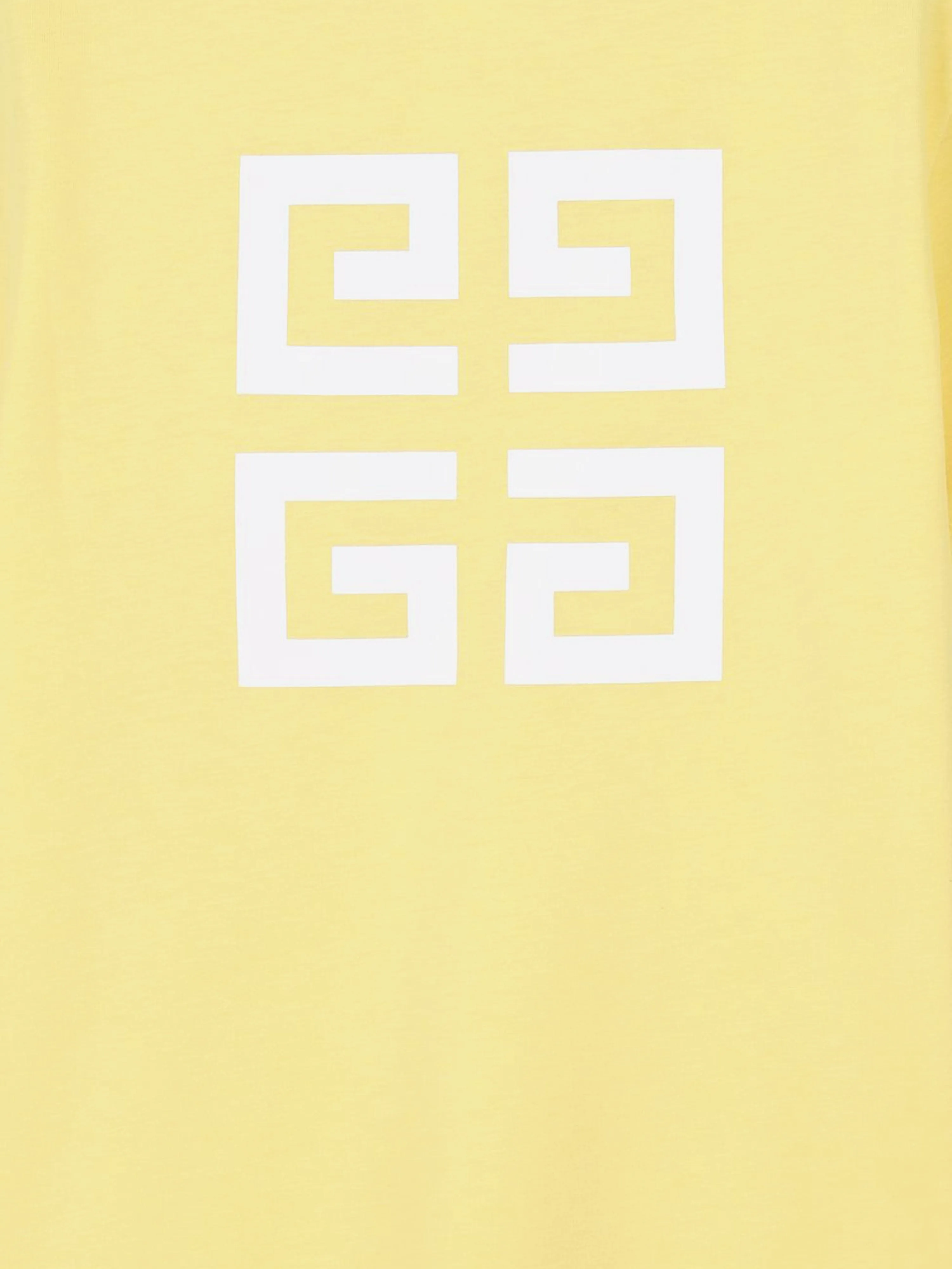Kids Logo Print T-Shirt in Yellow