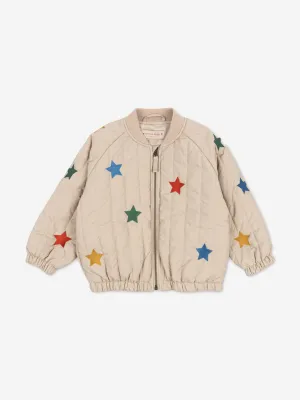 Kids Star Juno Bomber Jacket in Beige