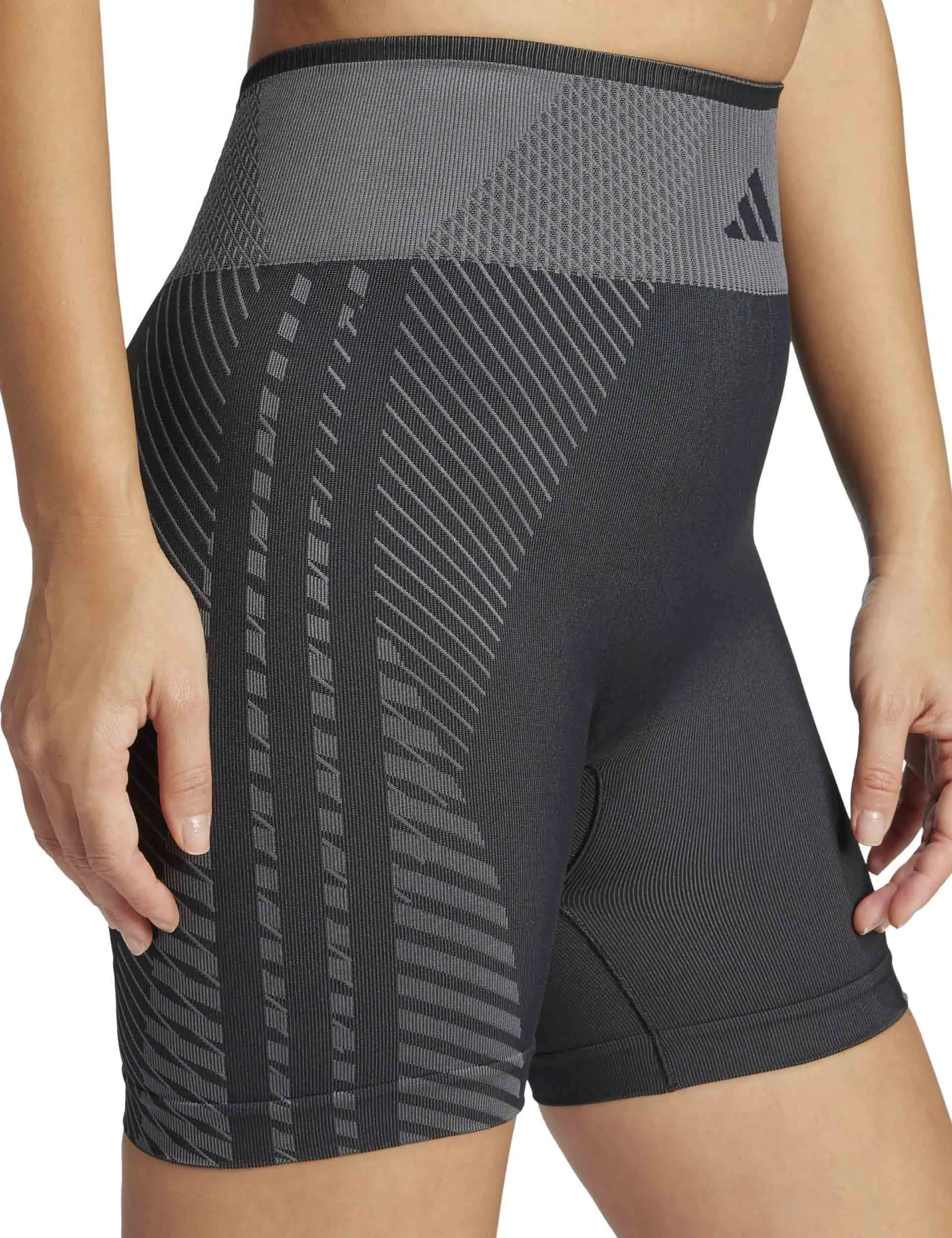 Knitted Training 5" Leggings - Black/Grey Six
