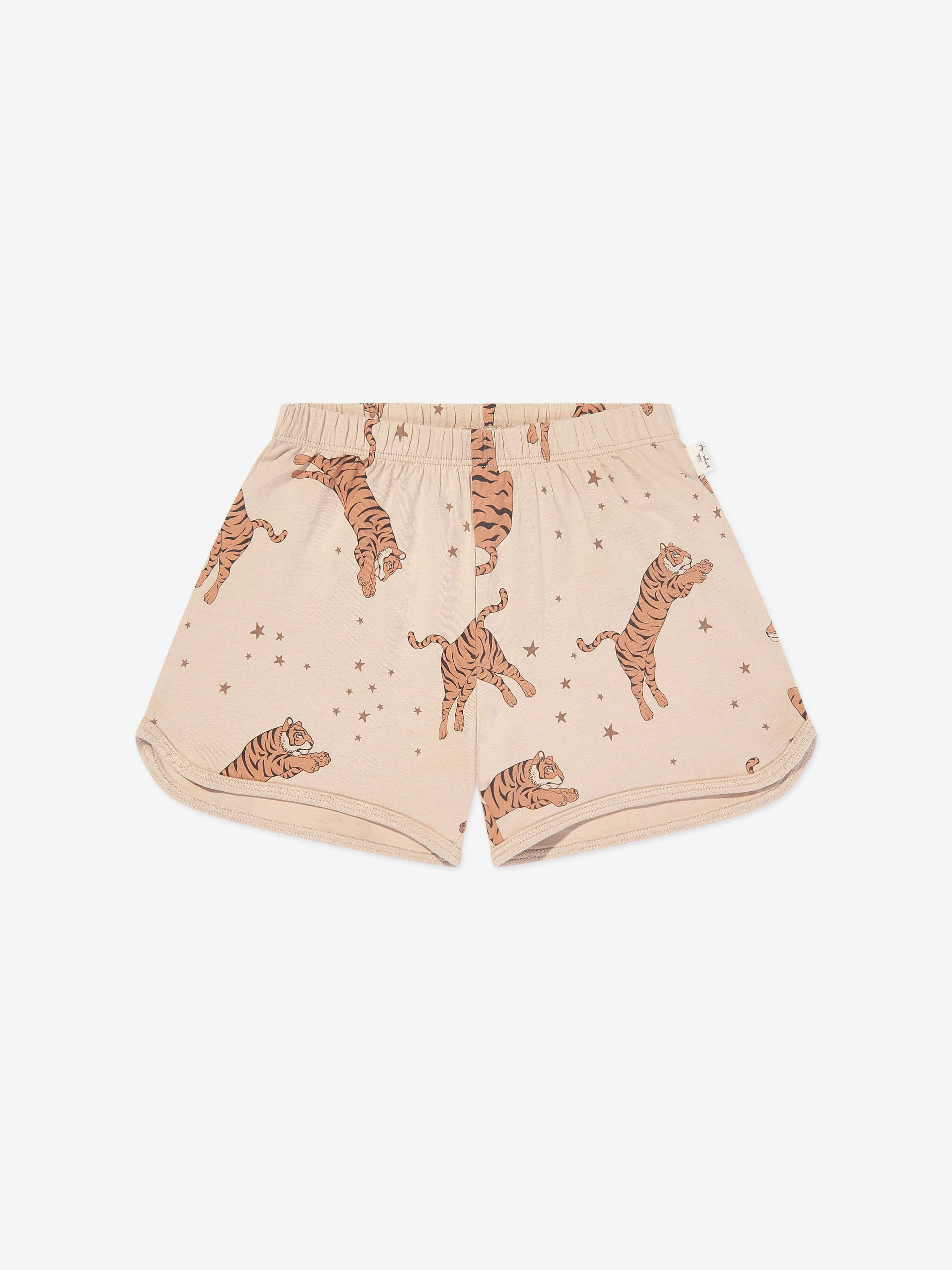 Konges Sl?jd Kids Tiger Short Set in Beige