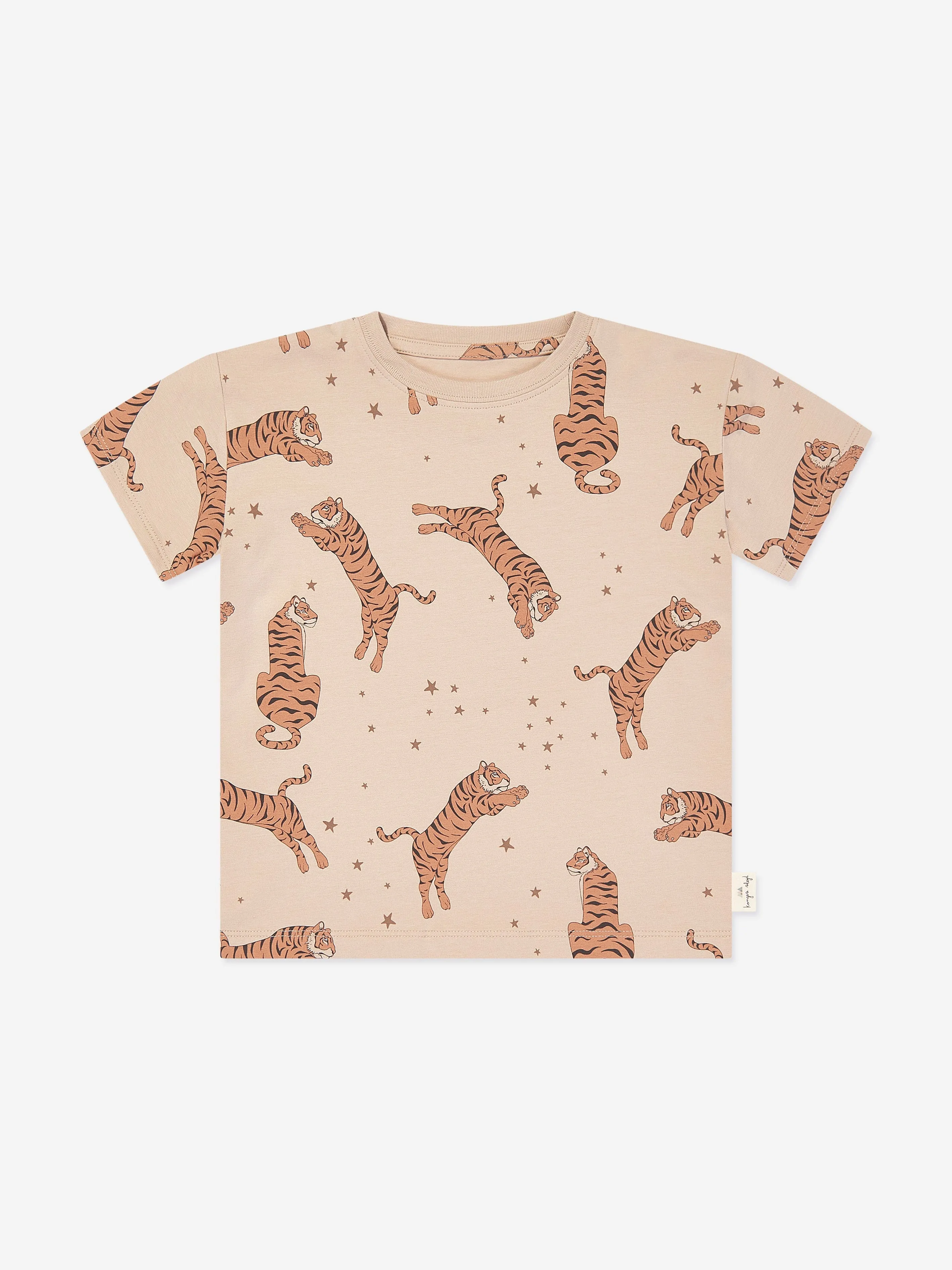Konges Sl?jd Kids Tiger Short Set in Beige