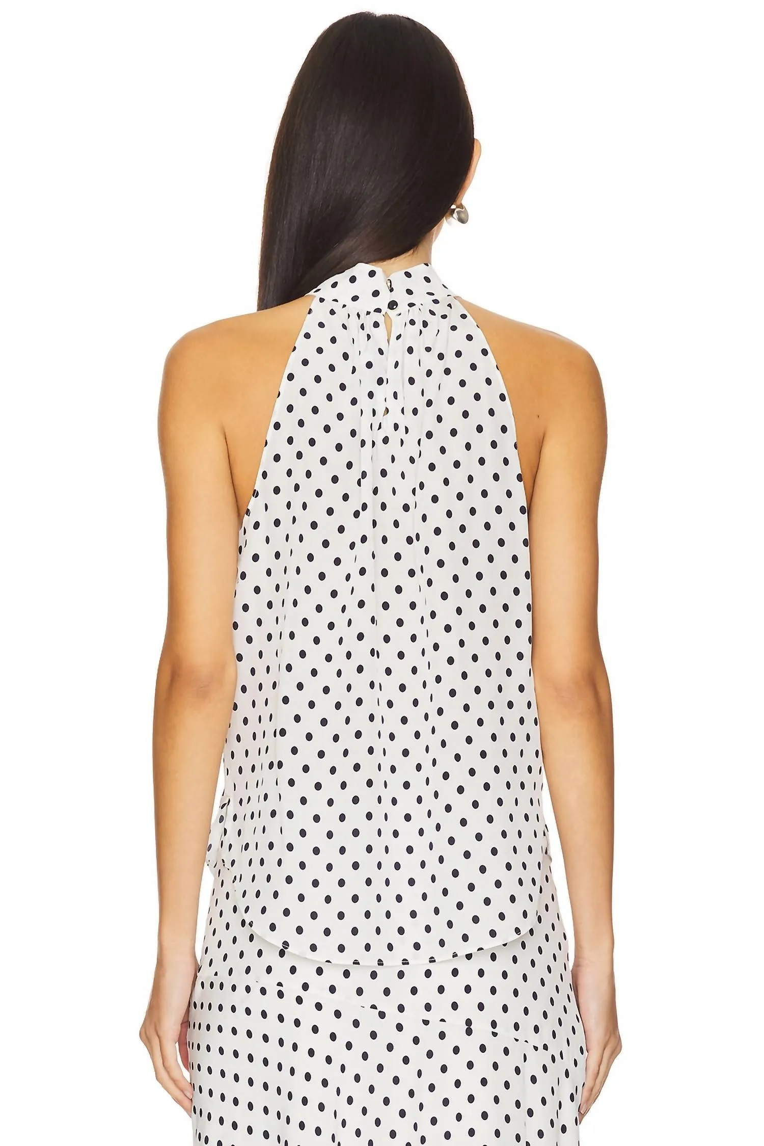 Kovi Top In Ecru/navy