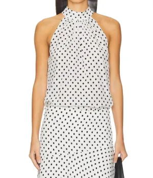 Kovi Top In Ecru/navy