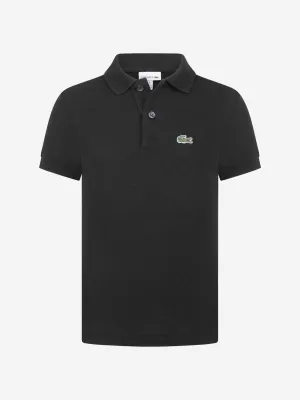 Lacoste Boys Cotton Pique Polo Top