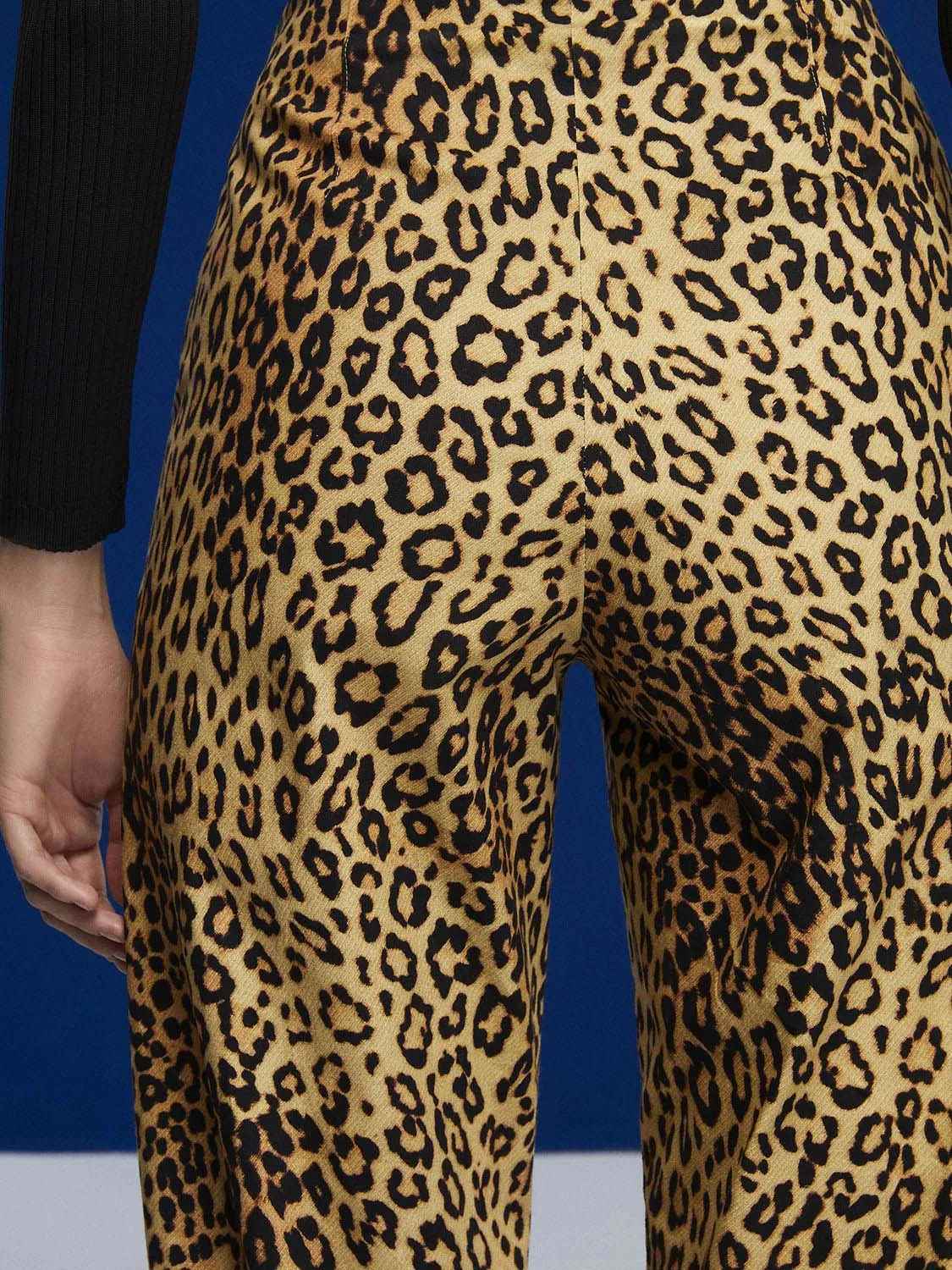 Leopard Print Slouchy Pants