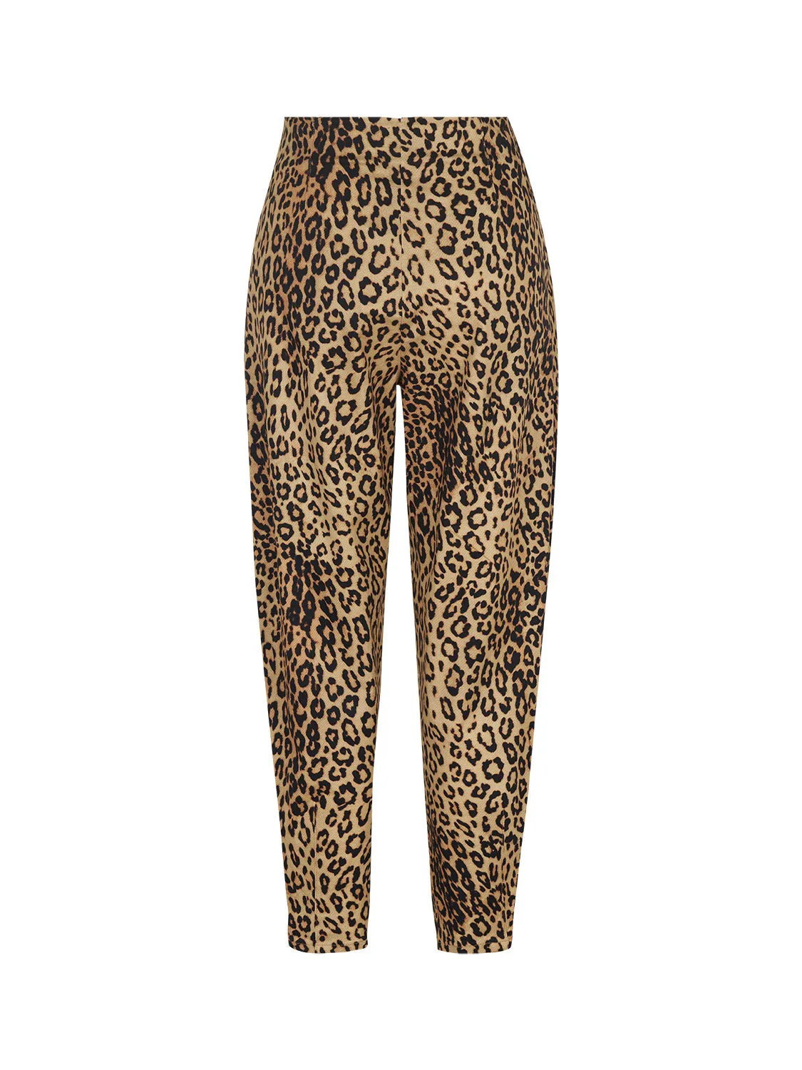 Leopard Print Slouchy Pants