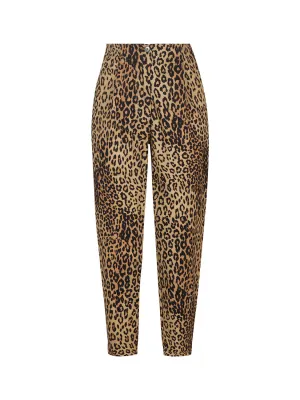 Leopard Print Slouchy Pants