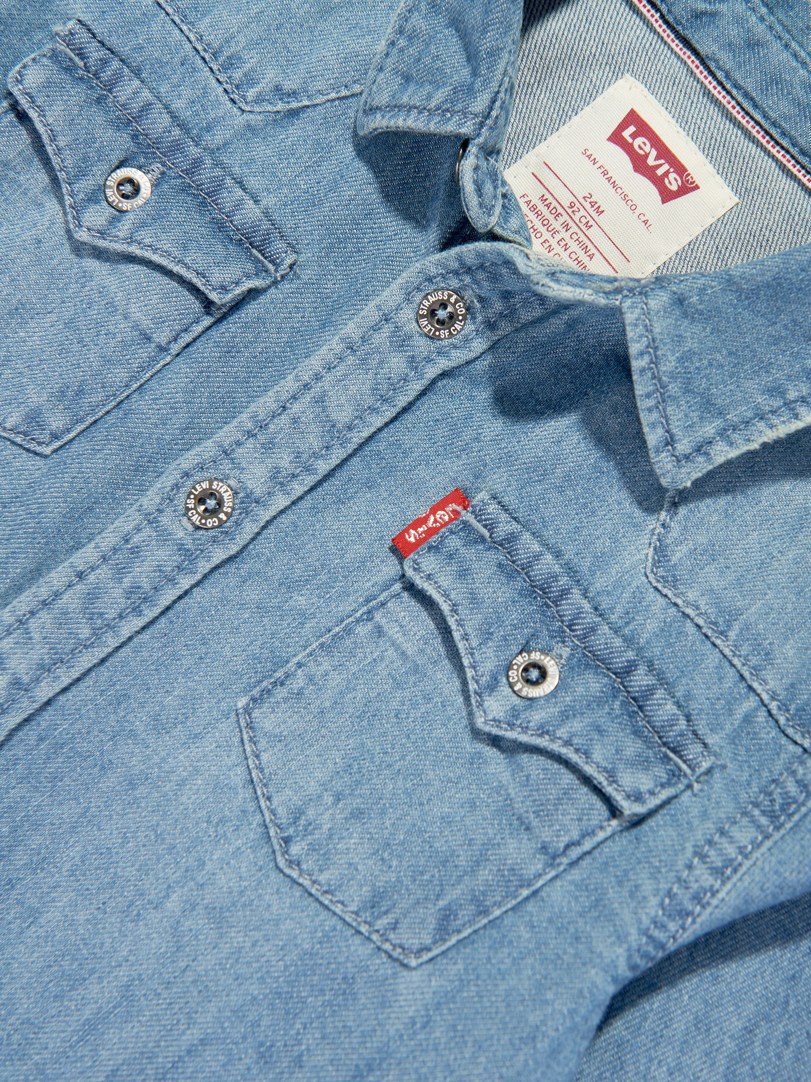 Levi's Wear Boys Barstow Western Shirt in Blue