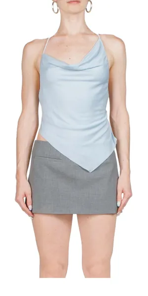 Lexie Halter Top In Ice Blue