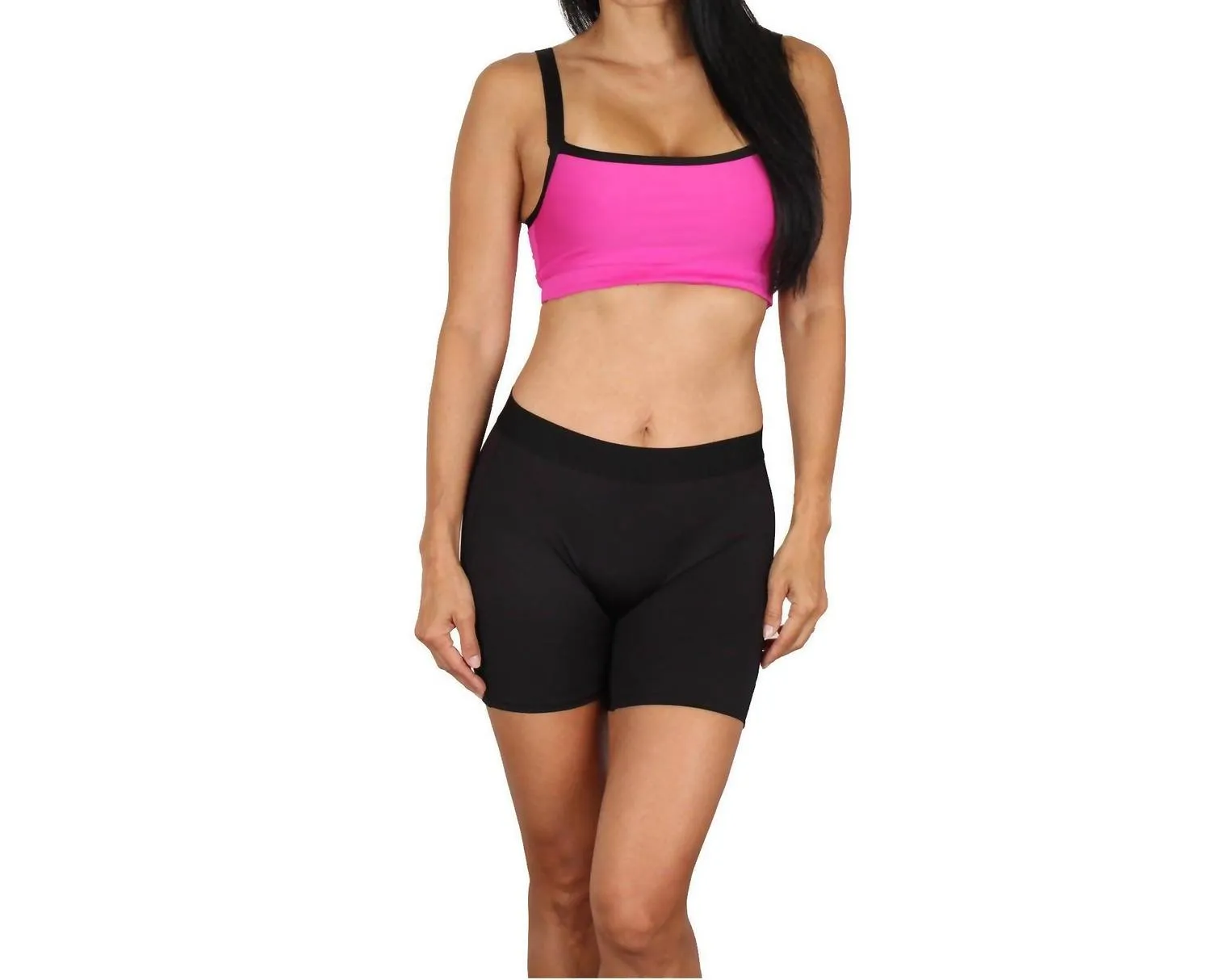 Light Support Sports Bra In Fuchsia