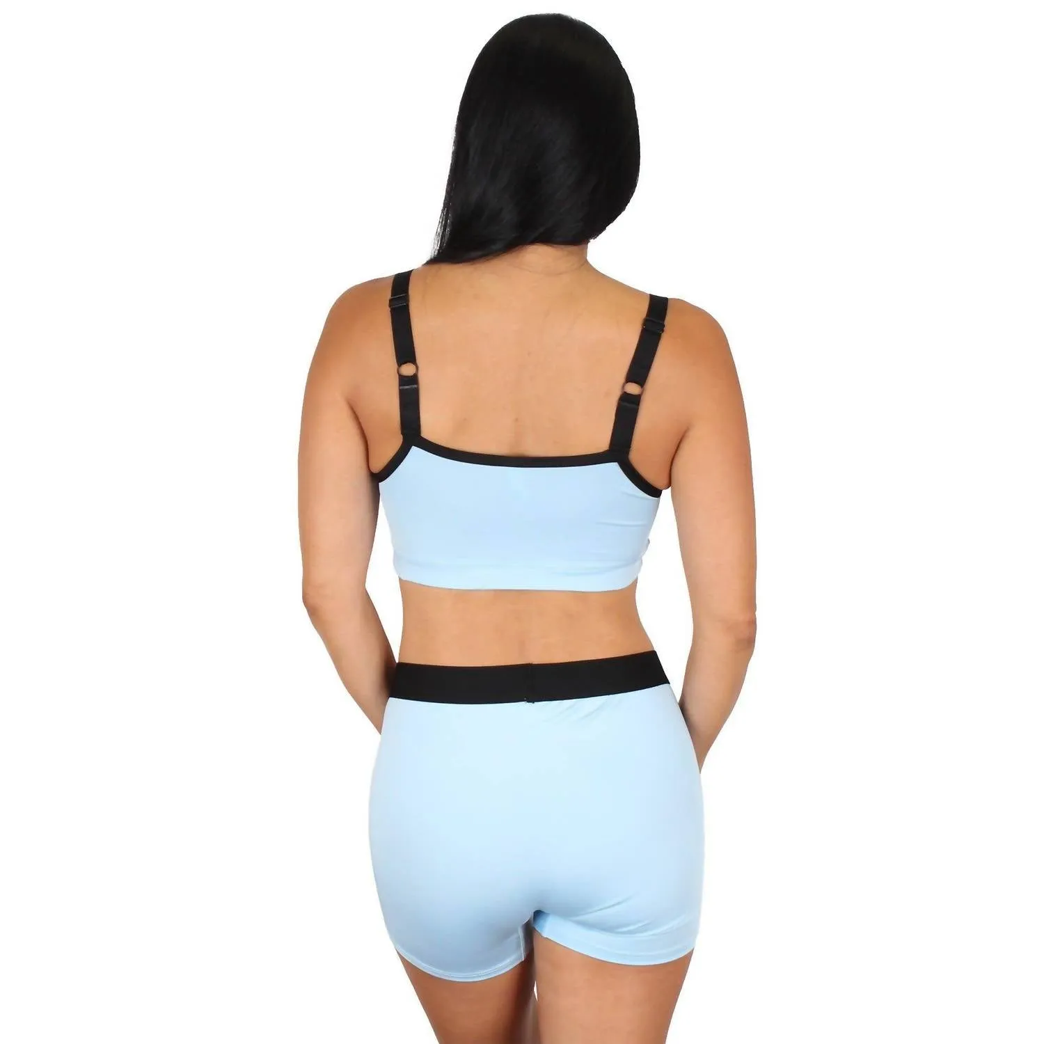 Light Support Sports Bra In Sky