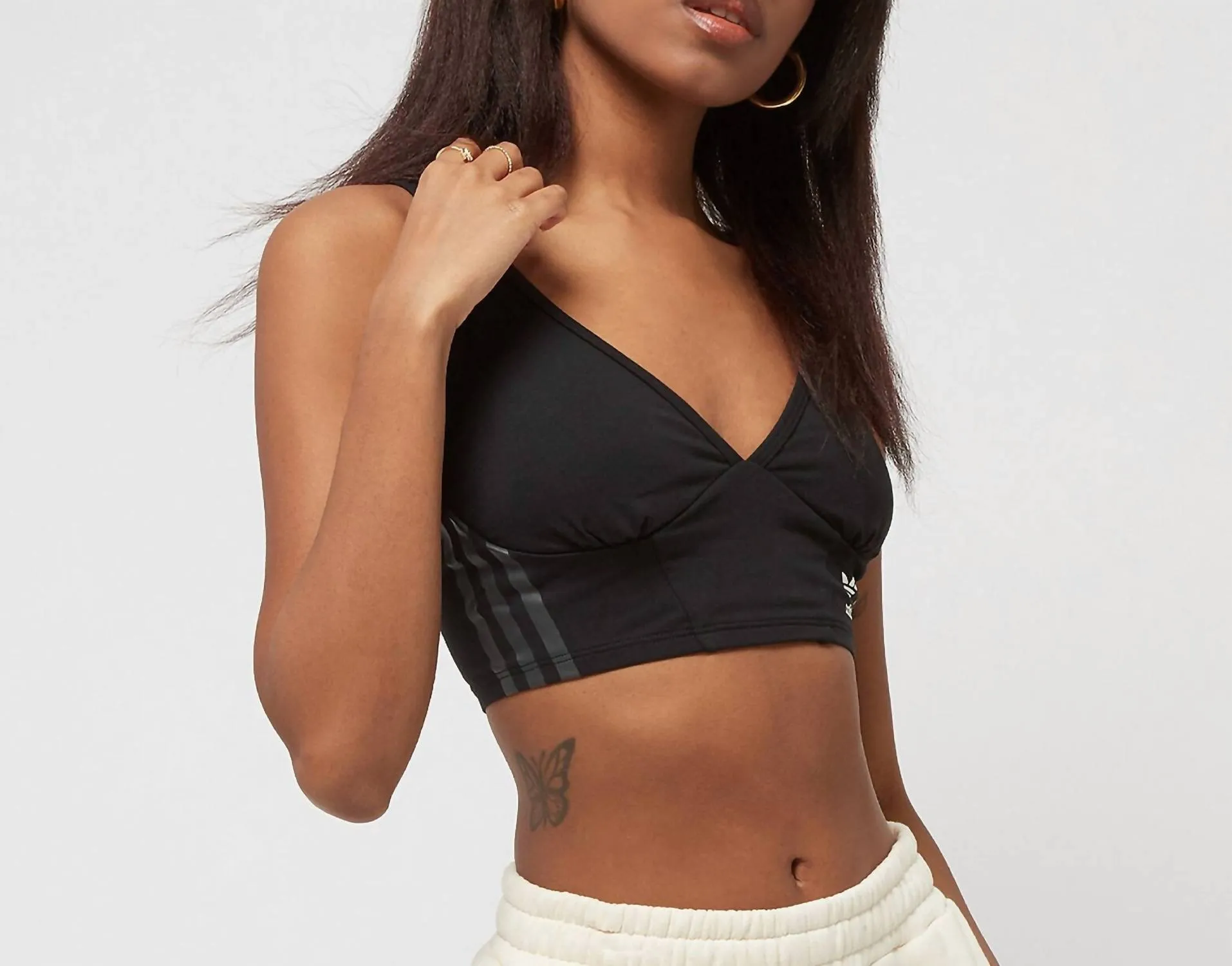 Long Line Bralette Bra In Black