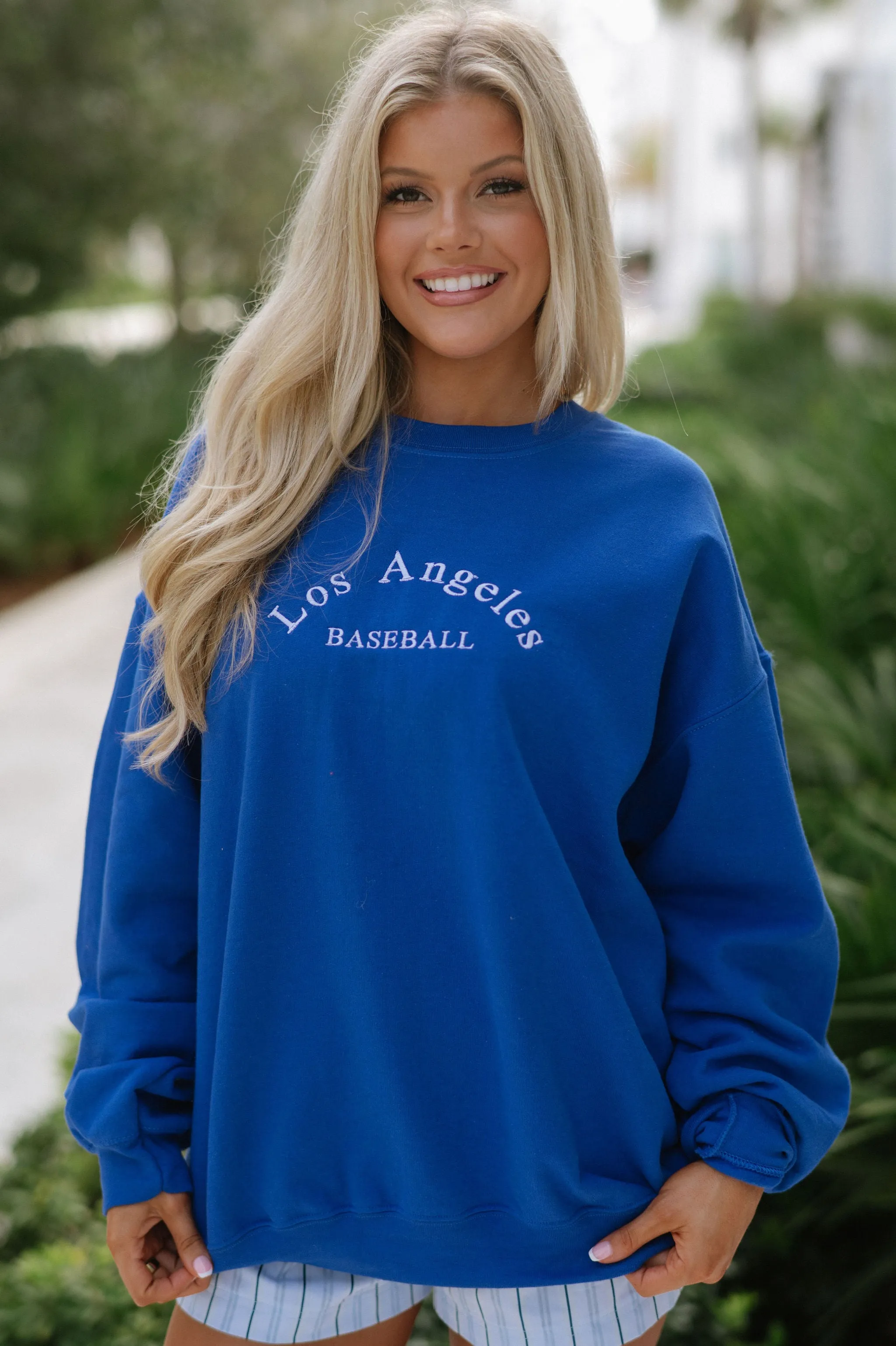 Los Angeles Sports Crewneck-Blue