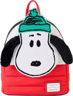 Loungefly Accessories Loungefly Peanuts Snoopy Snow Day Mini Backpack (671803527119)