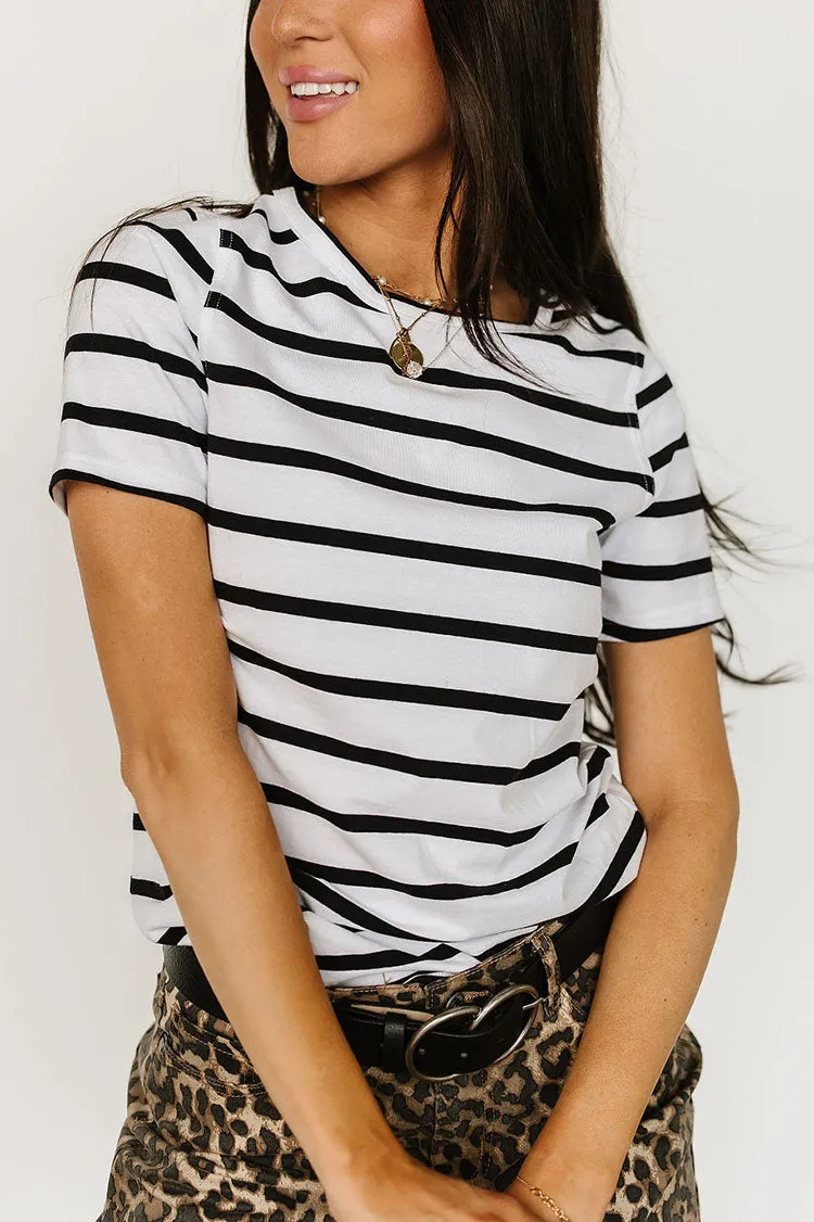 Lulu Tee - Black Stripe
