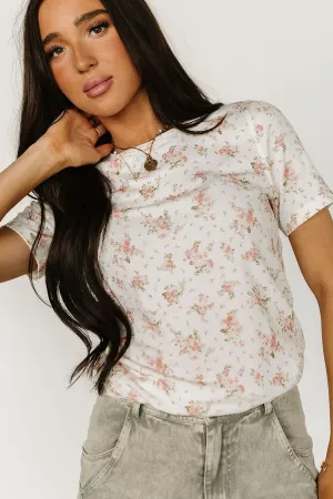 Lulu Tee - Pink Floral