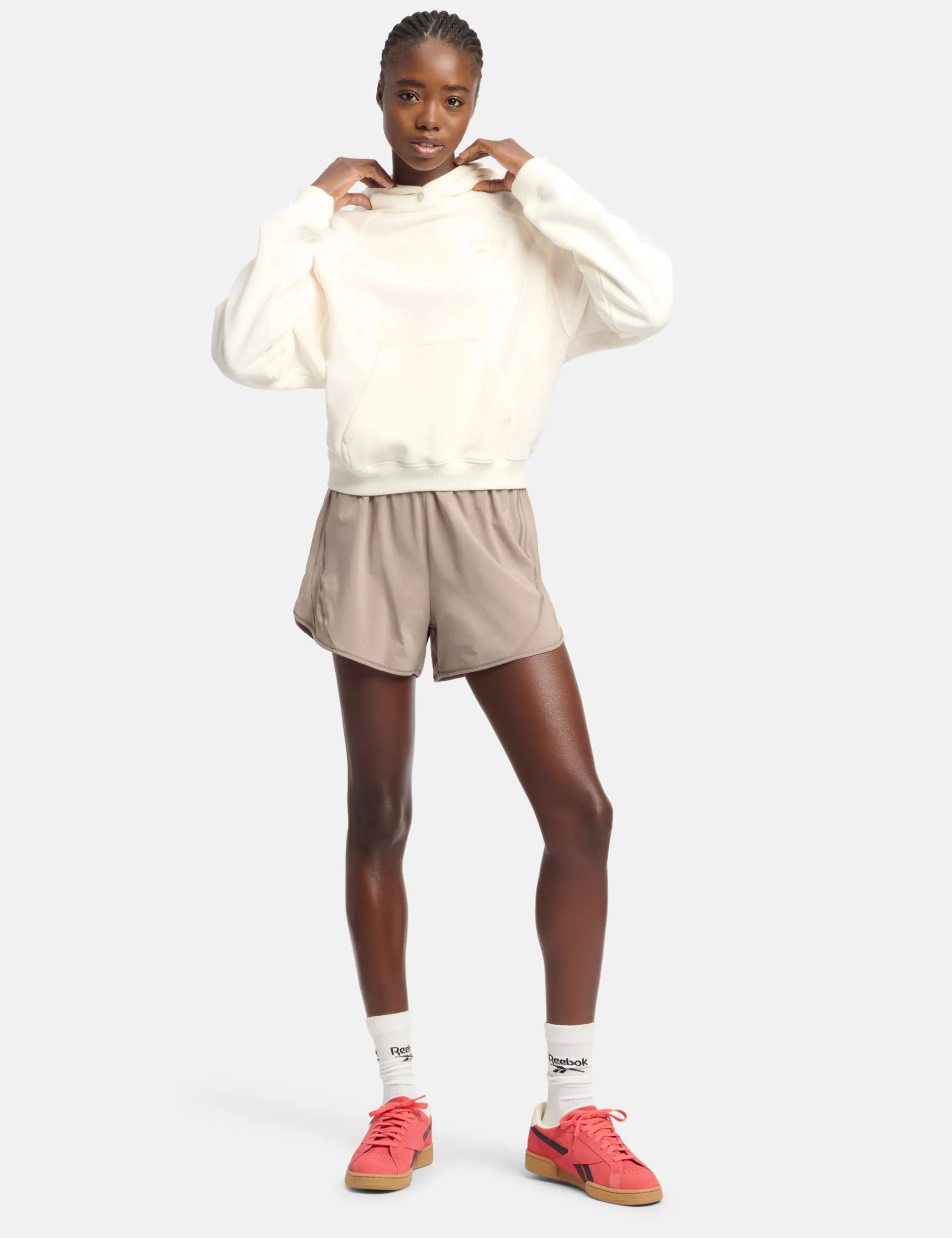 Lux Woven Short - Gritty Grey