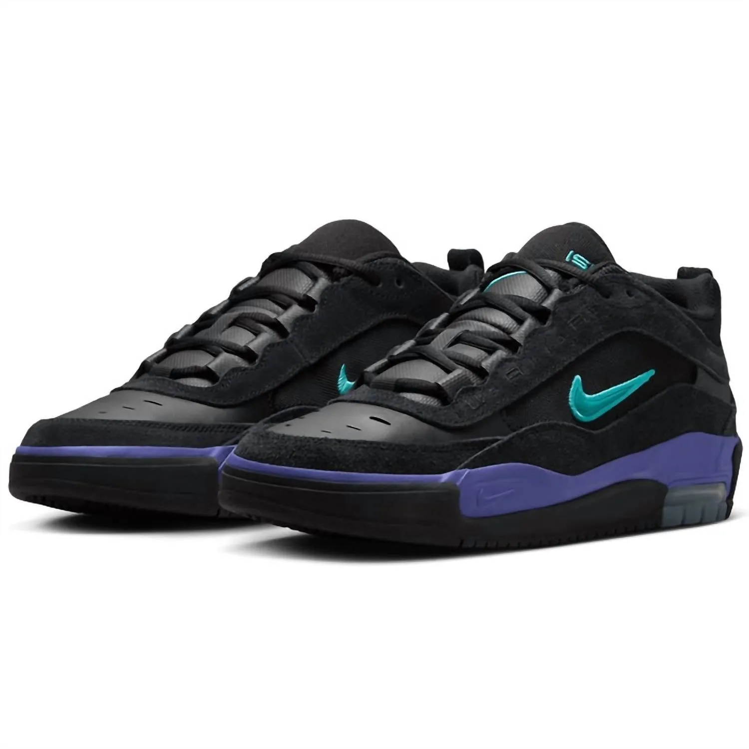 Men's Air Max Ishod Sneakers In Black Cactus Violet