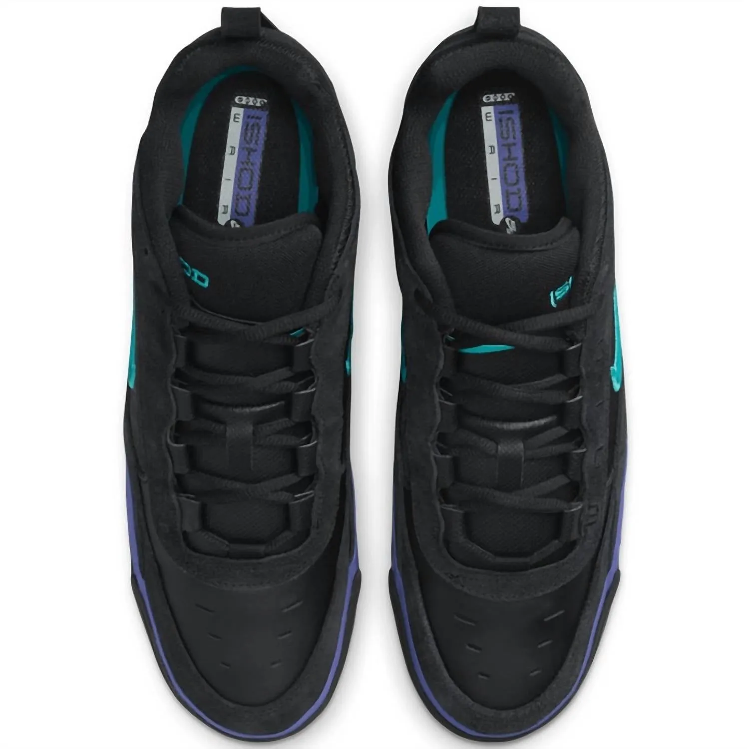 Men's Air Max Ishod Sneakers In Black Cactus Violet