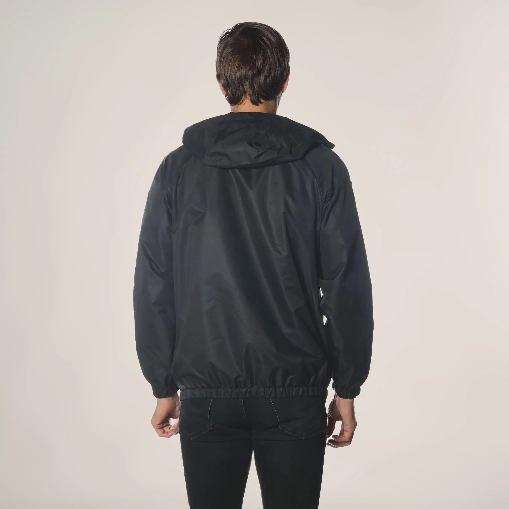 Men's Asymmetrical Windbreaker Jacket