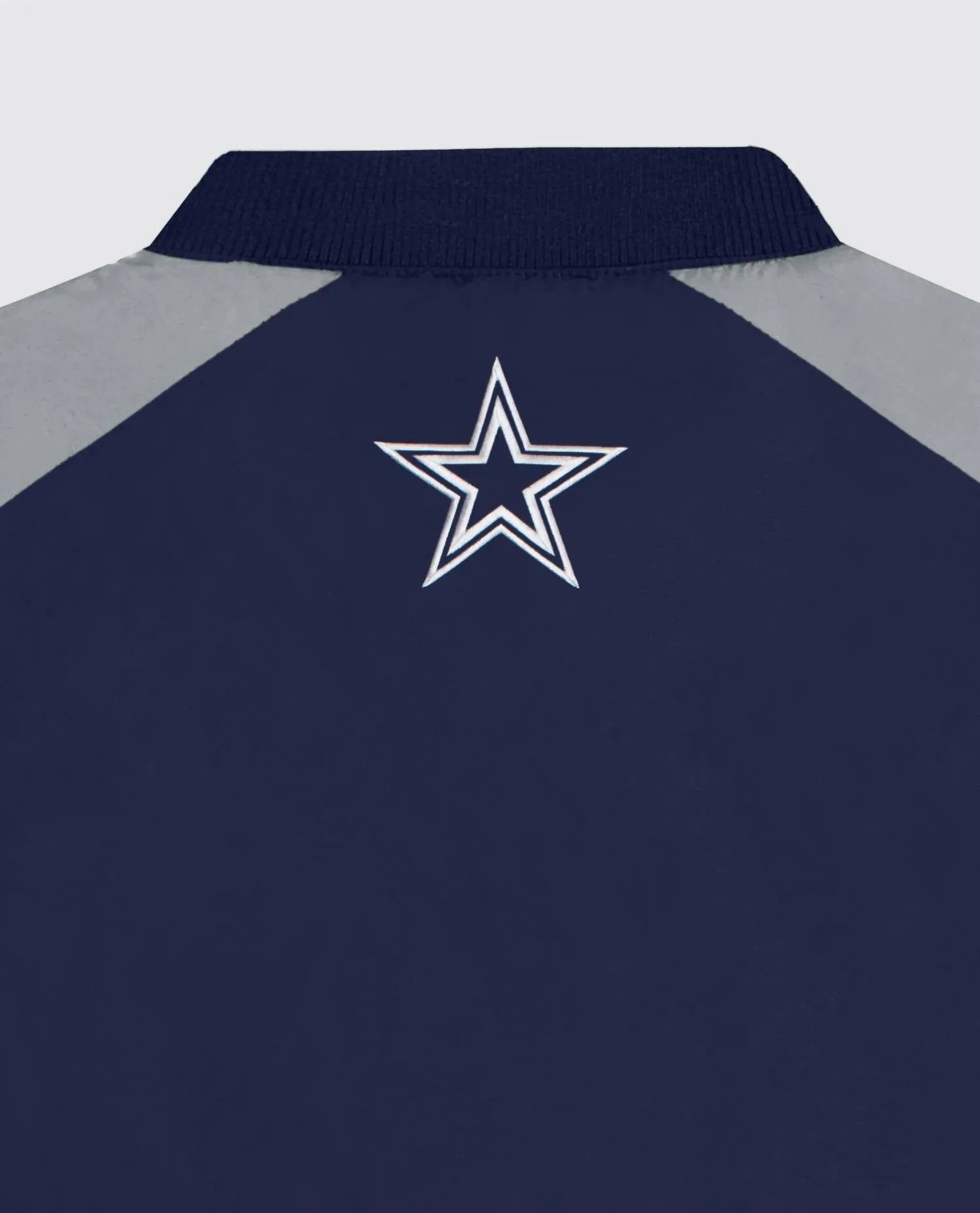 Men's Dallas Cowboys Nylon Pullover Starter Windbreaker Jacket In Navy