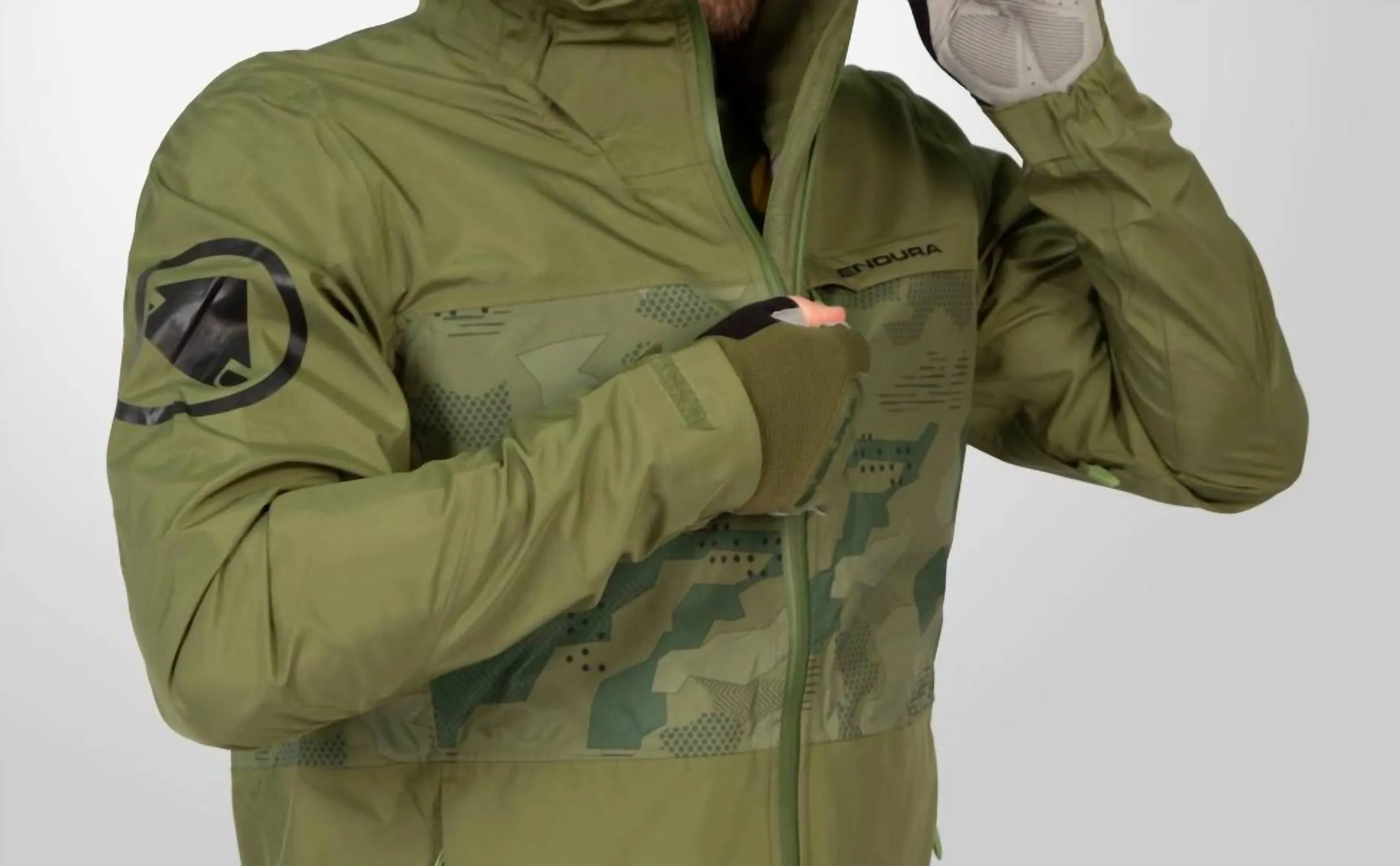 Men's Singletrack Ii Jacket In Olive Green