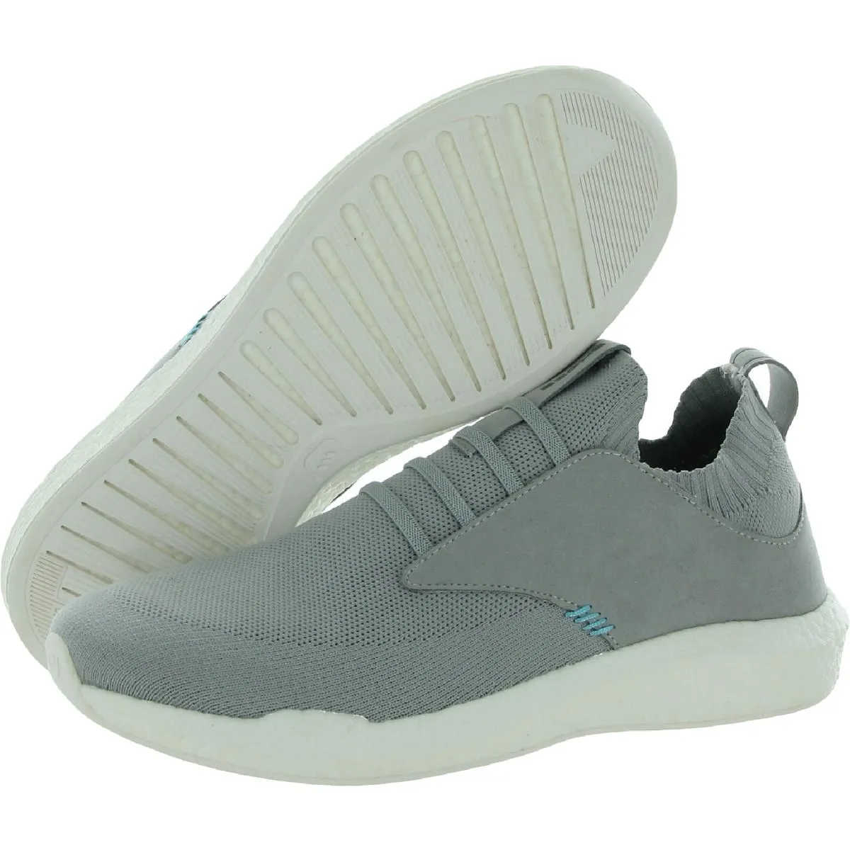 Milano Womens Knit Slip On Casual and Fashion Sneakers