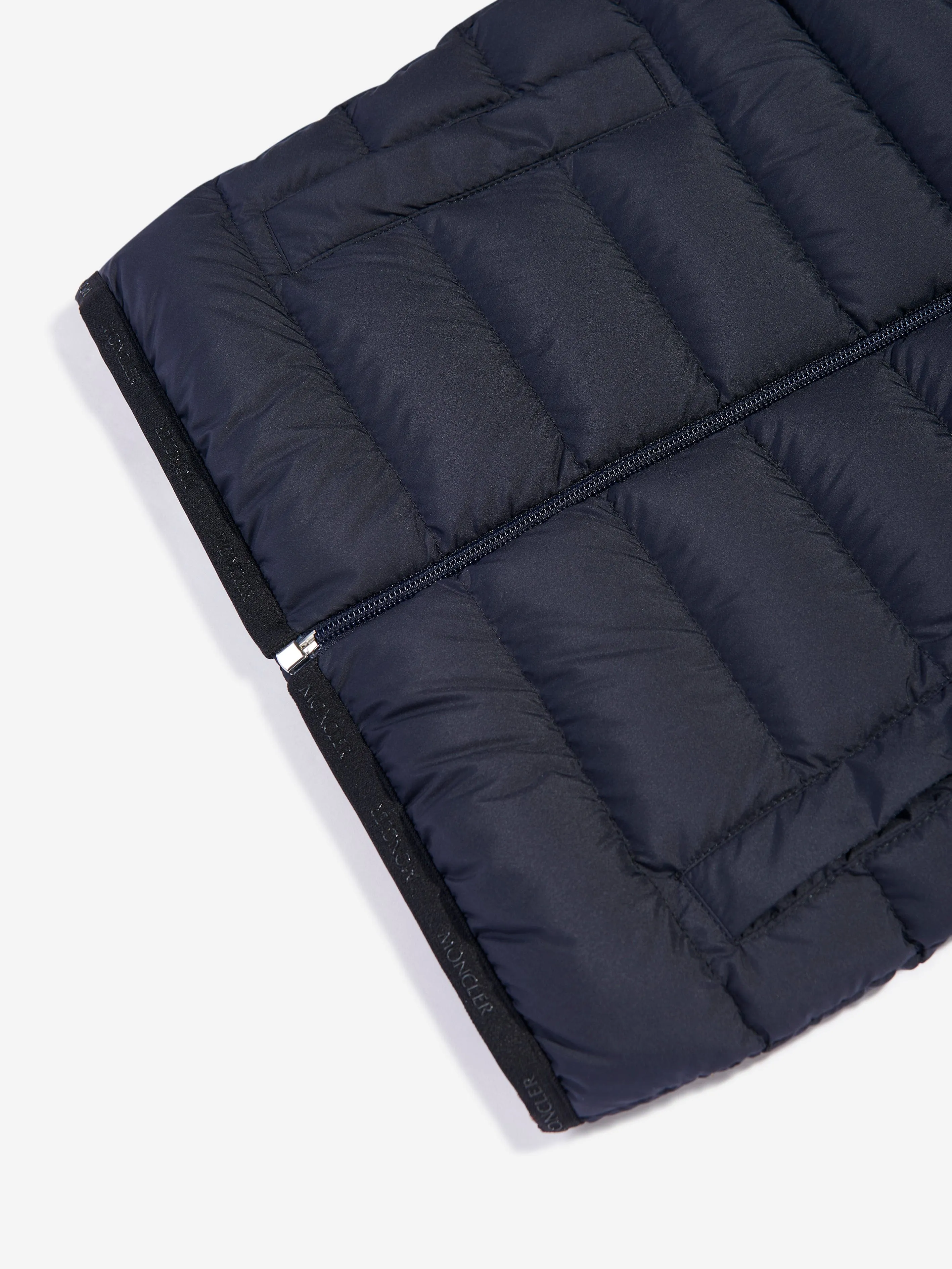Moncler Enfant Boys Down Padded Contrin Gilet in Navy
