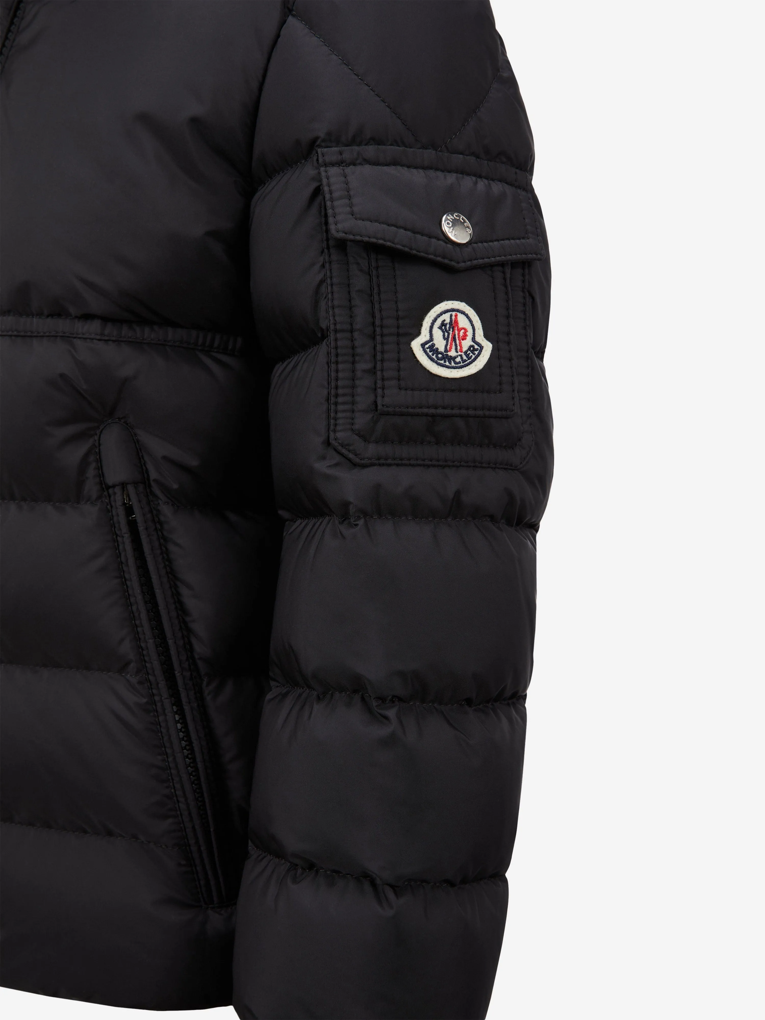 Moncler Enfant Boys Down Padded New Byron Jacket in Black
