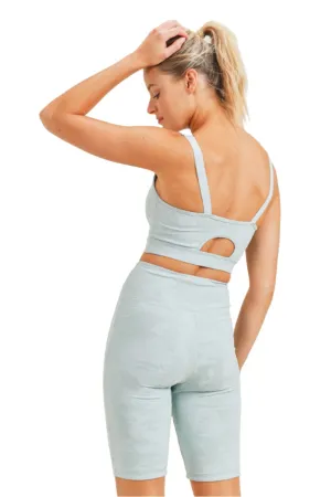 Mono B Camo Jacquard TACTEL? Sports Bra AT8034