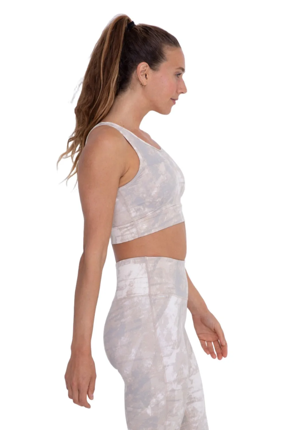 Mono B Concrete Key Hole Bra Top AT1262