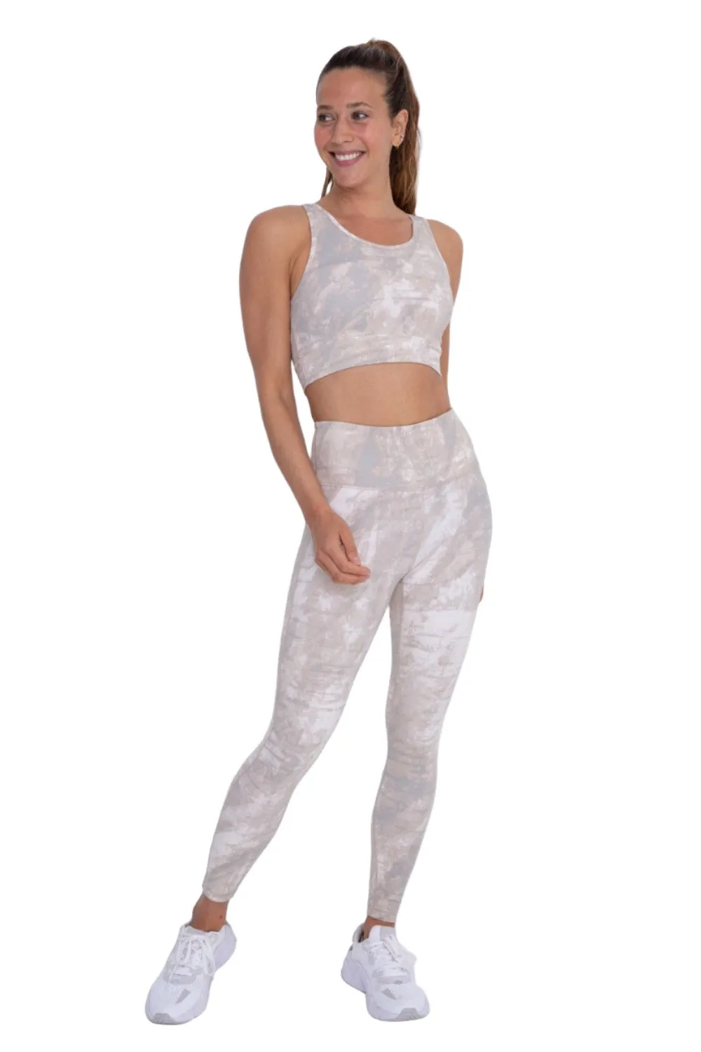 Mono B Concrete Key Hole Bra Top AT1262
