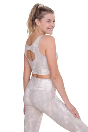 Mono B Concrete Key Hole Bra Top AT1262