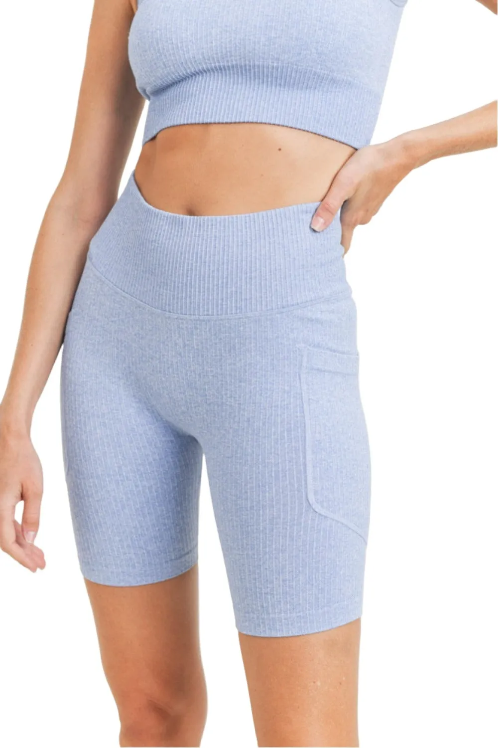 Mono B Hybrid Pocket Biker Shorts APH3043