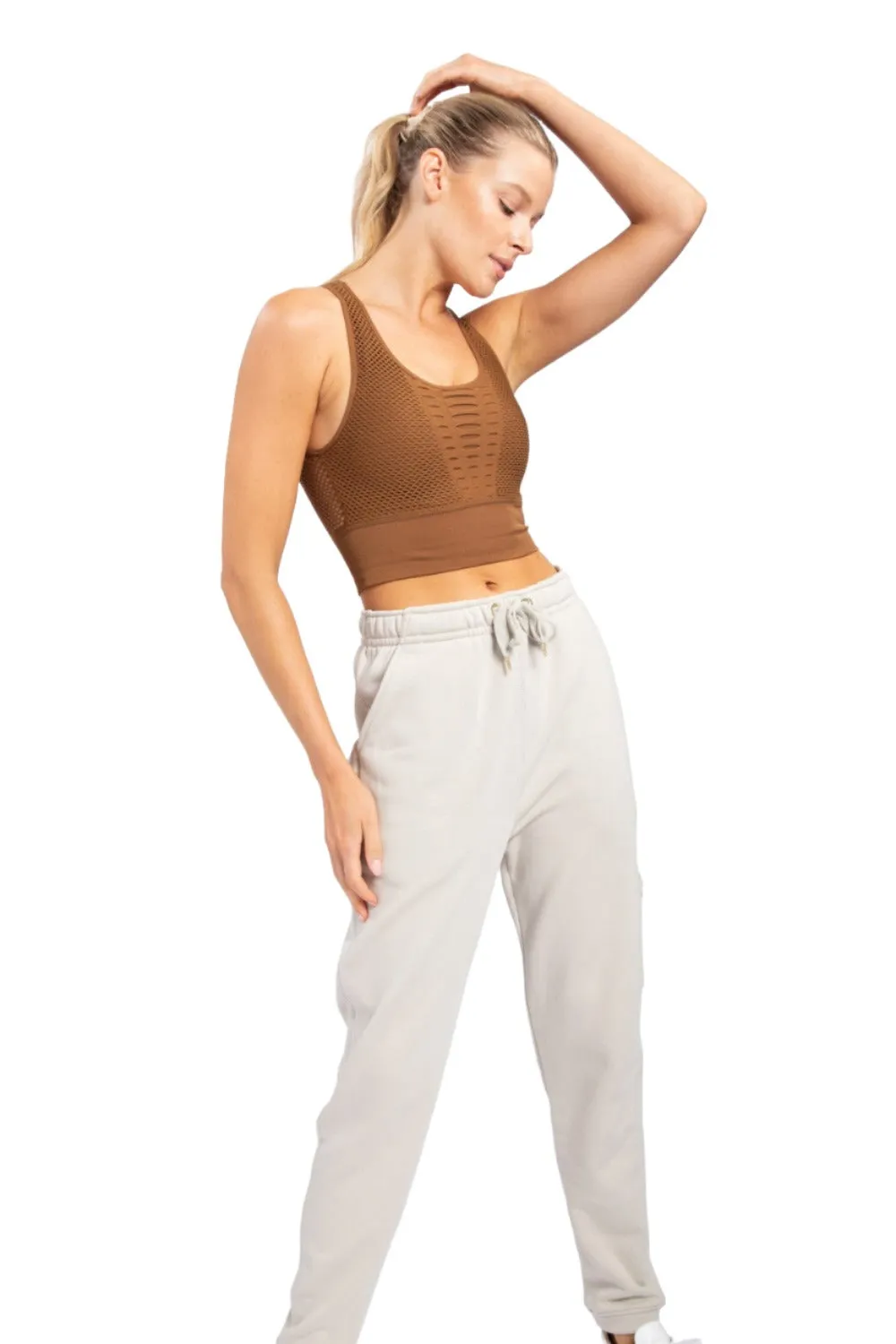 Mono B Laser Cut Sports Bra AT2249