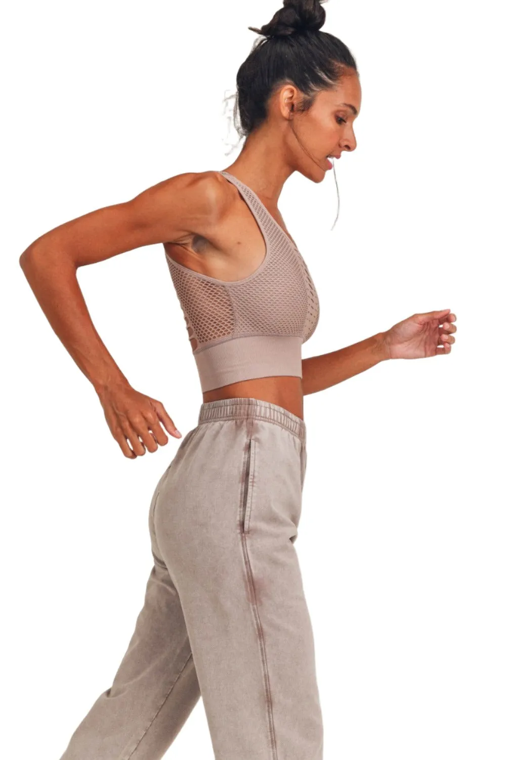 Mono B Laser Cut Sports Bra AT2249