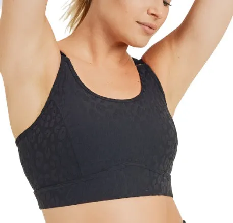 Mono B Leopard Jacquard TACTEL? Sports Bra AT8031
