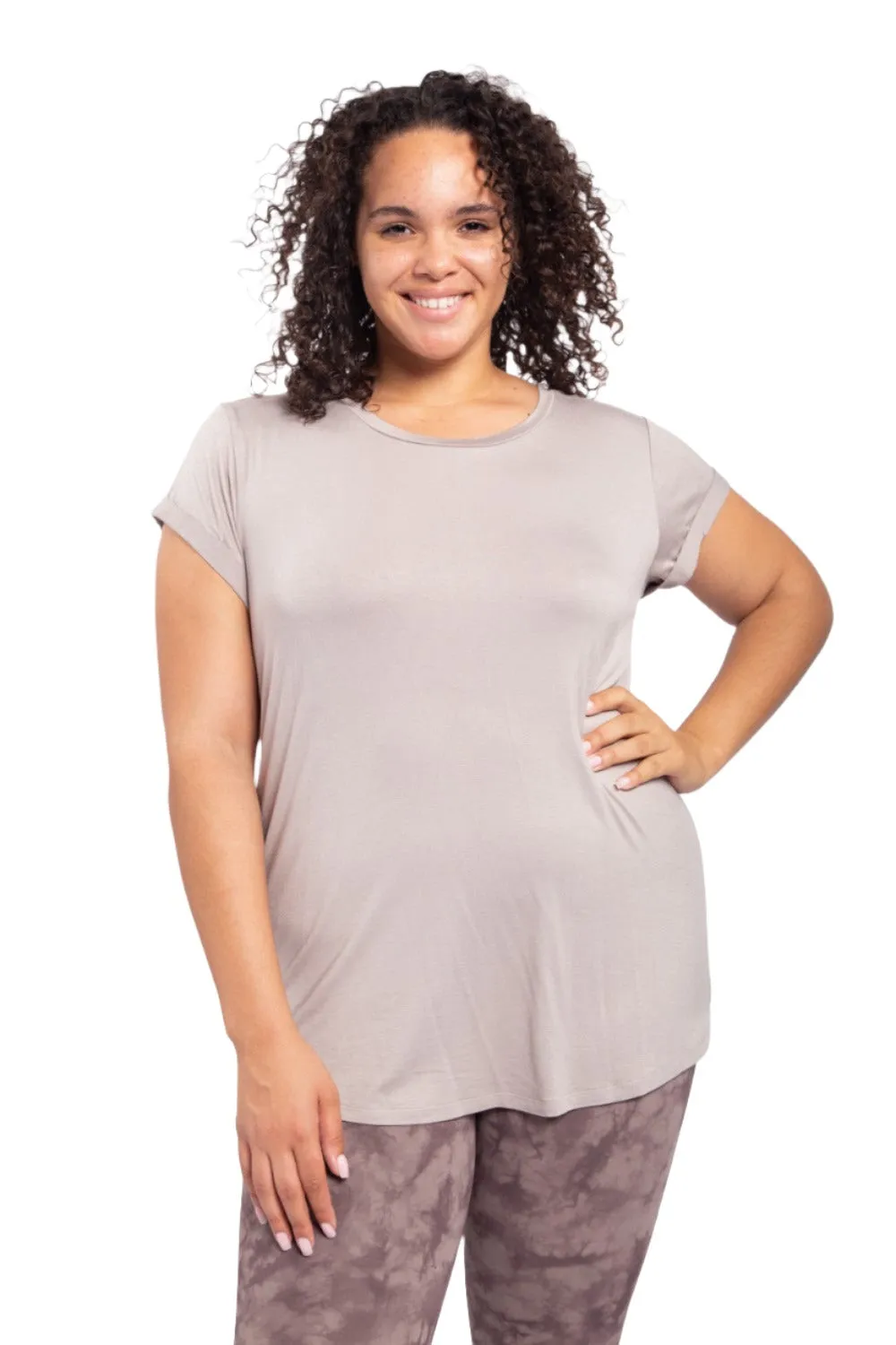 Mono B Round Neck T-Shirt KT10967 and Plus