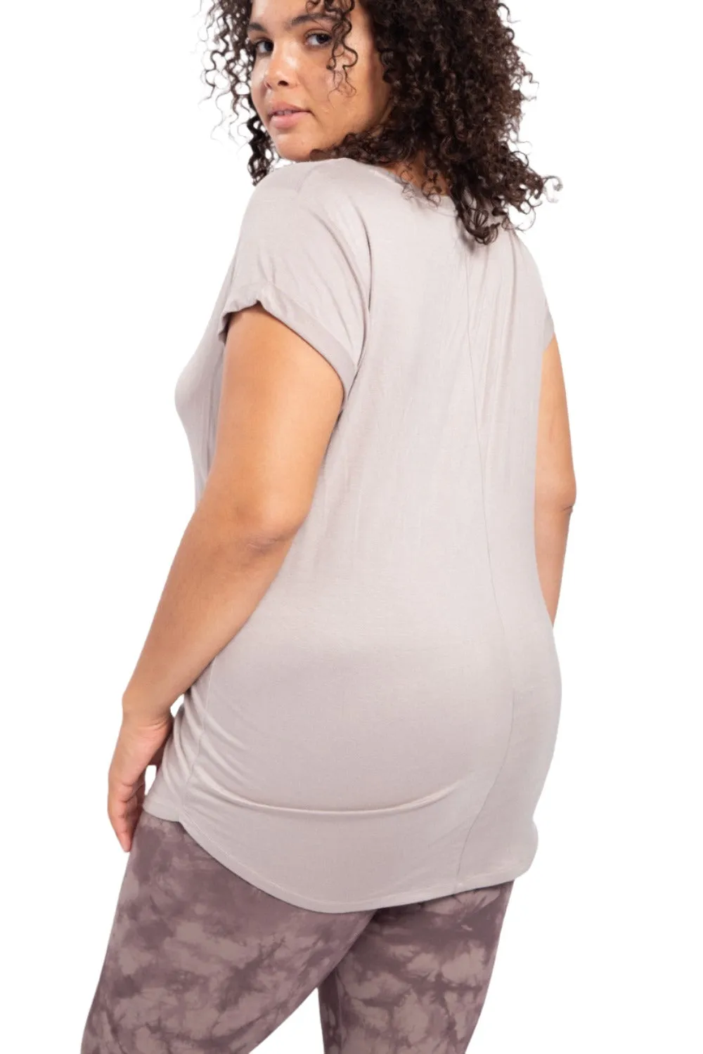 Mono B Round Neck T-Shirt KT10967 and Plus