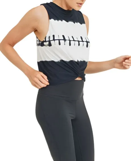 Mono B. Twisted Tie Dye Tank KT11412
