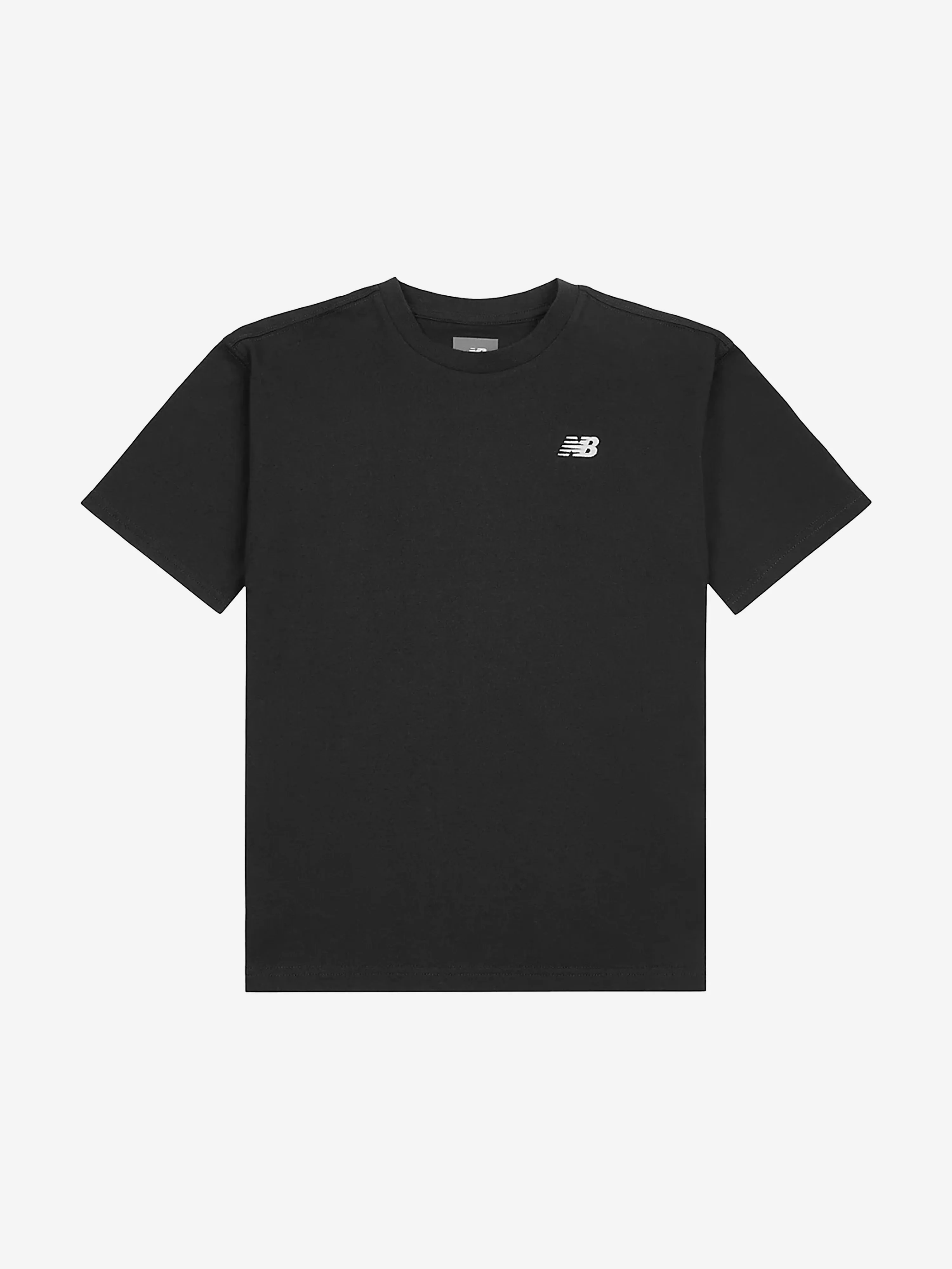 New Balance Boys Small Logo Jersey T-Shirt in Black