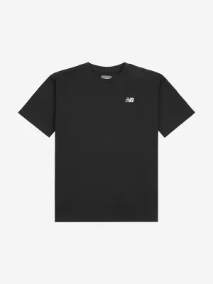 New Balance Boys Small Logo Jersey T-Shirt in Black